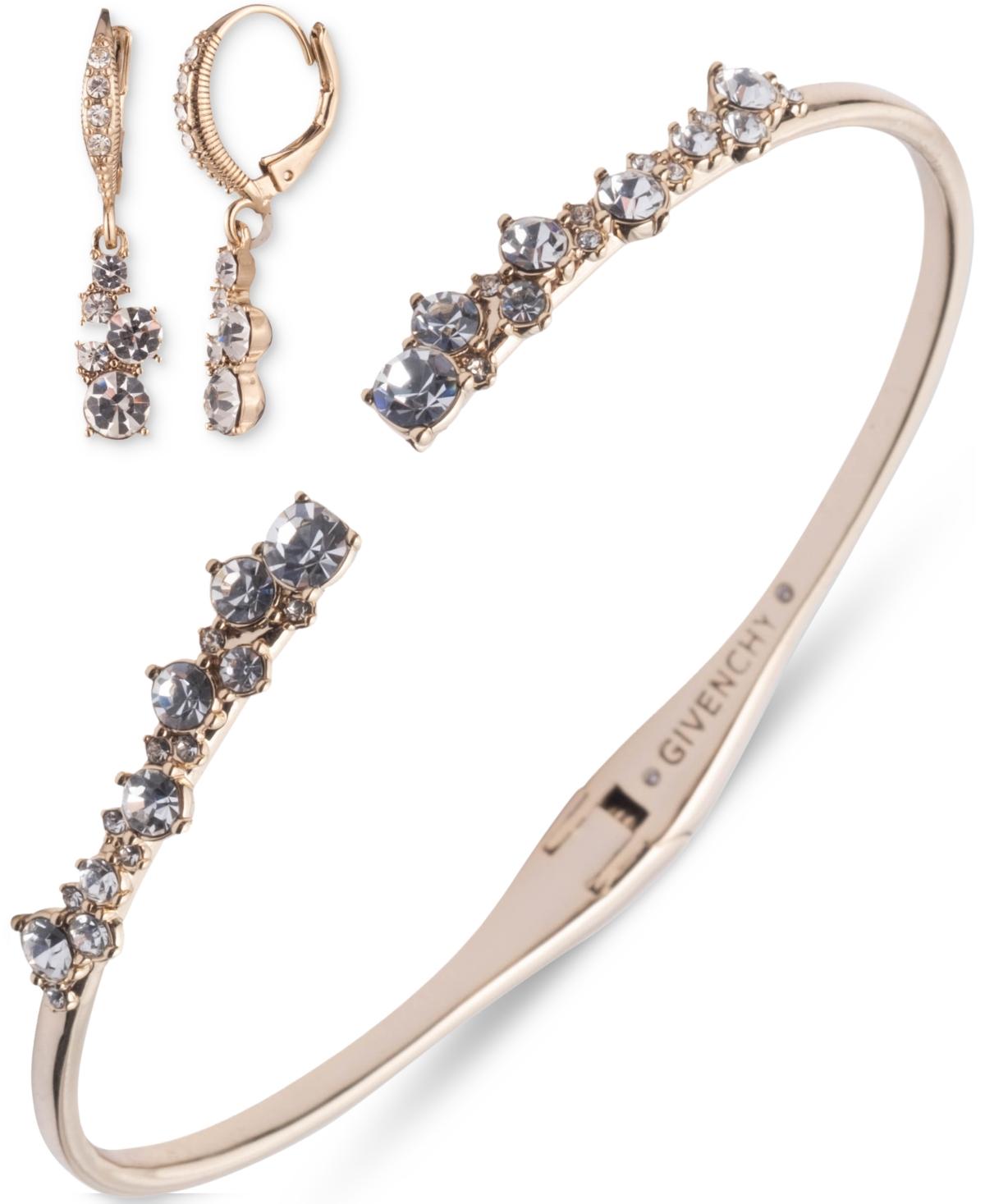 GIVENCHY★Crystal & Stone Cuff Bracelet ブレスレット Givenchy 2-Pc. Set Color Floating Stone & Crystal Cuff