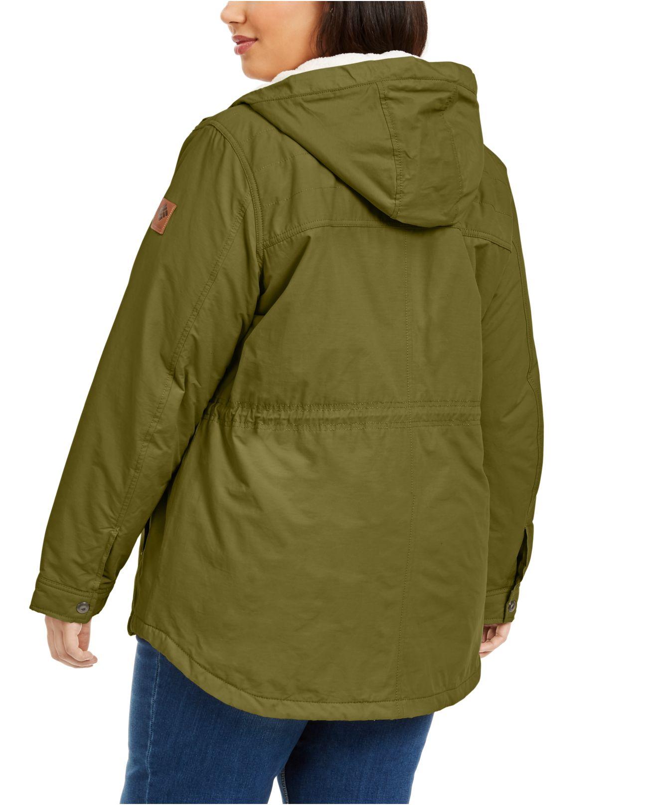 plus size fleece lined jacket