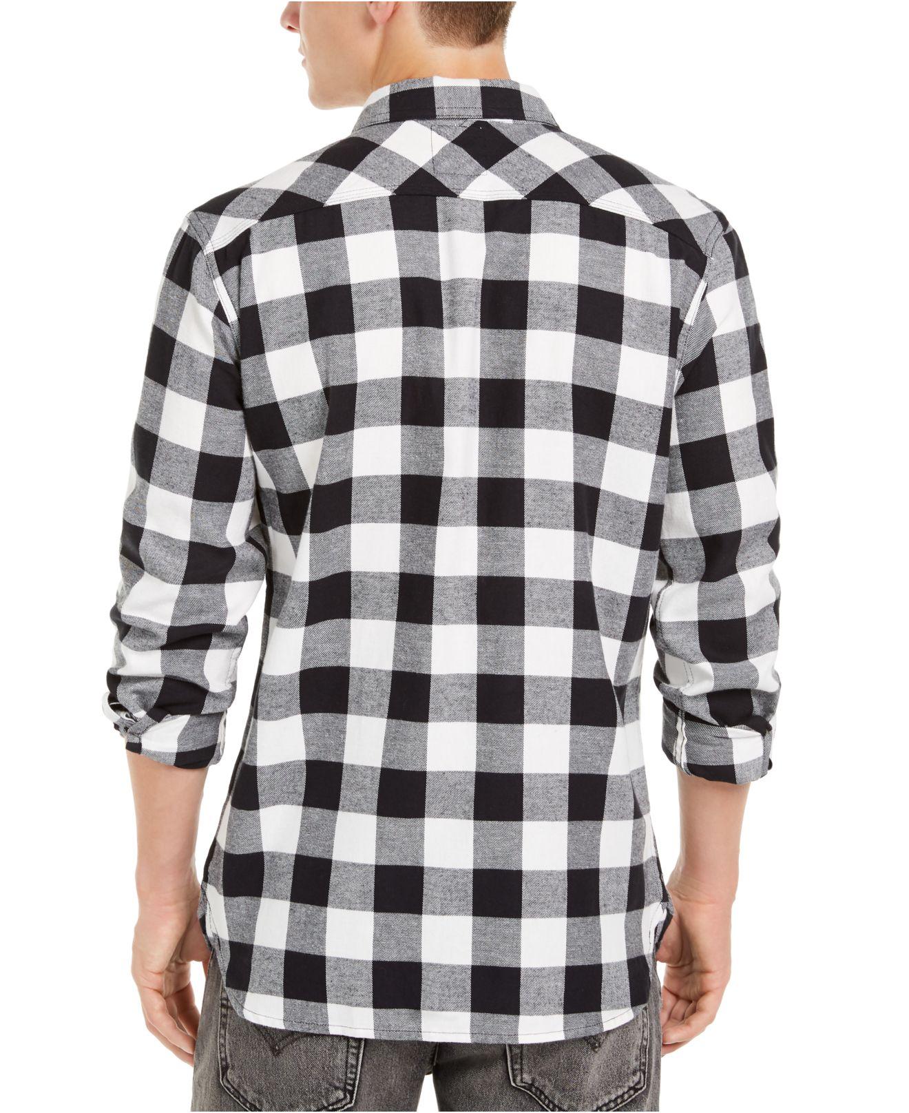 Levi's Buffalo Plaid Flannel Shirt for Men - Lyst