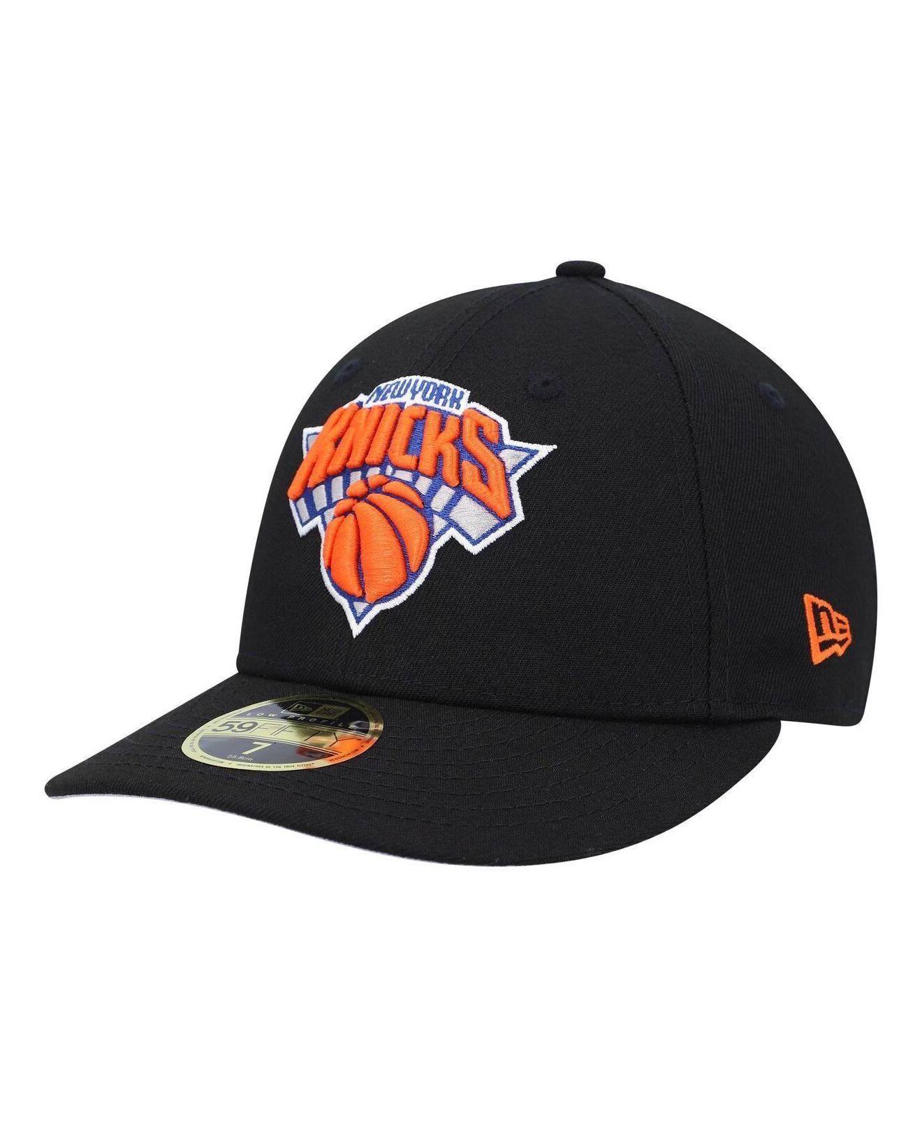 KTZ Black New York Knicks Team Low Profile 59fifty Fitted Hat in Blue ...