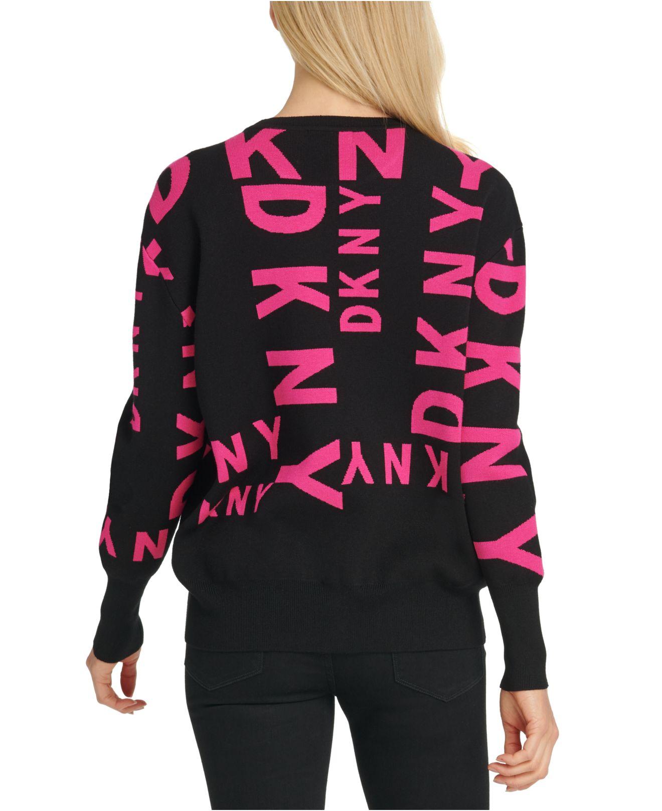 dkny logo sweater