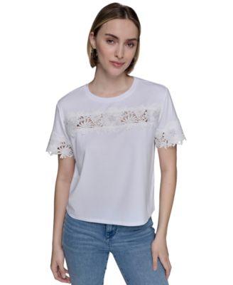 Karl Lagerfeld Short-sleeve tops for Women | Online Sale up