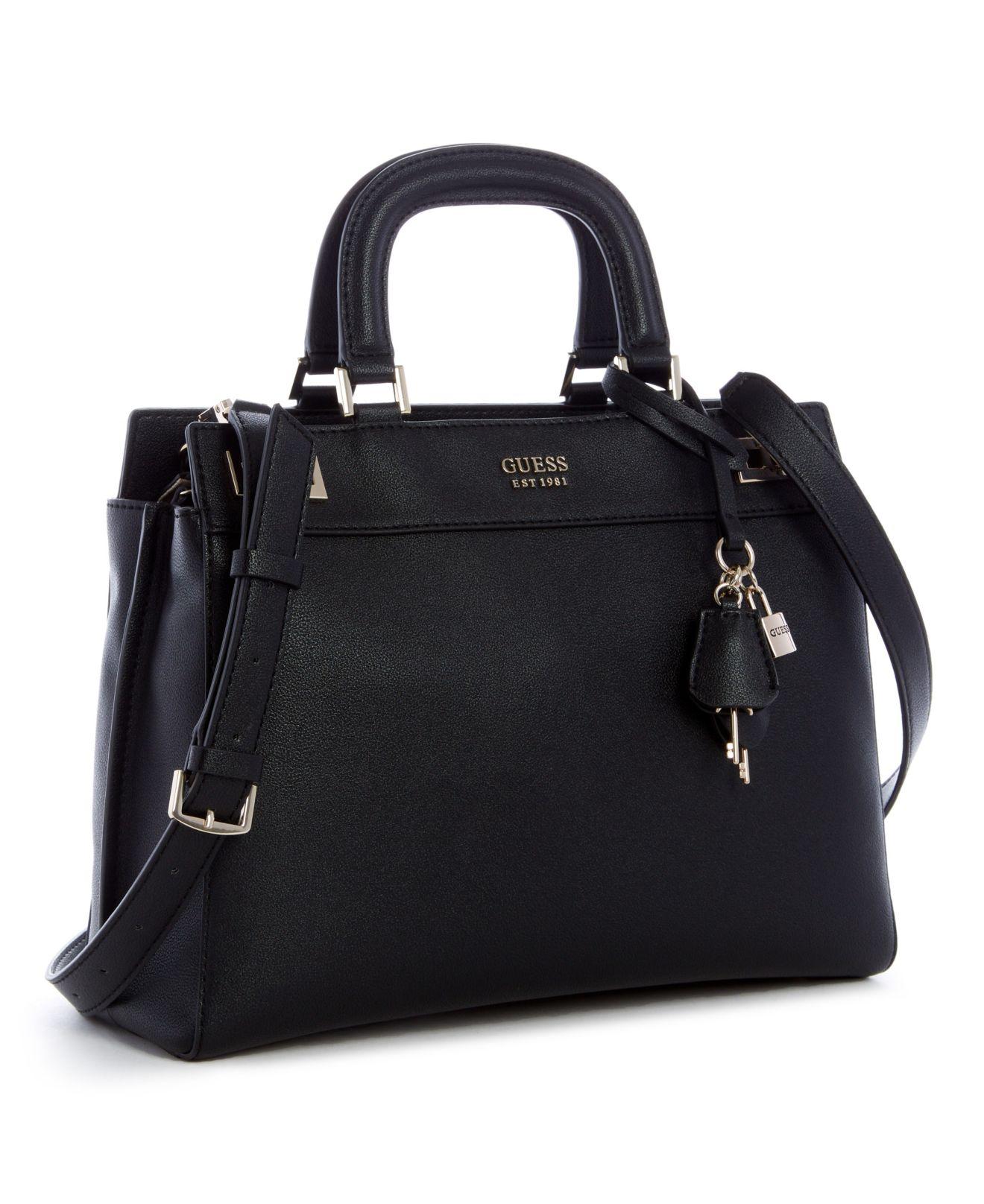 Buy Guess KATEY Luxury Satchel Bag In Black