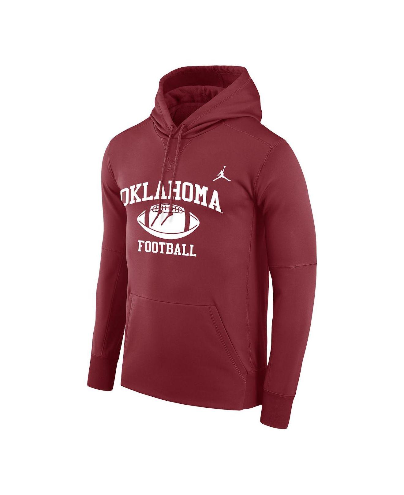 Nike Brand Crimson Oklahoma Sooners Big And Tall Legend Retro Football  Performance Pullover Hoodie in Red for Men | Lyst