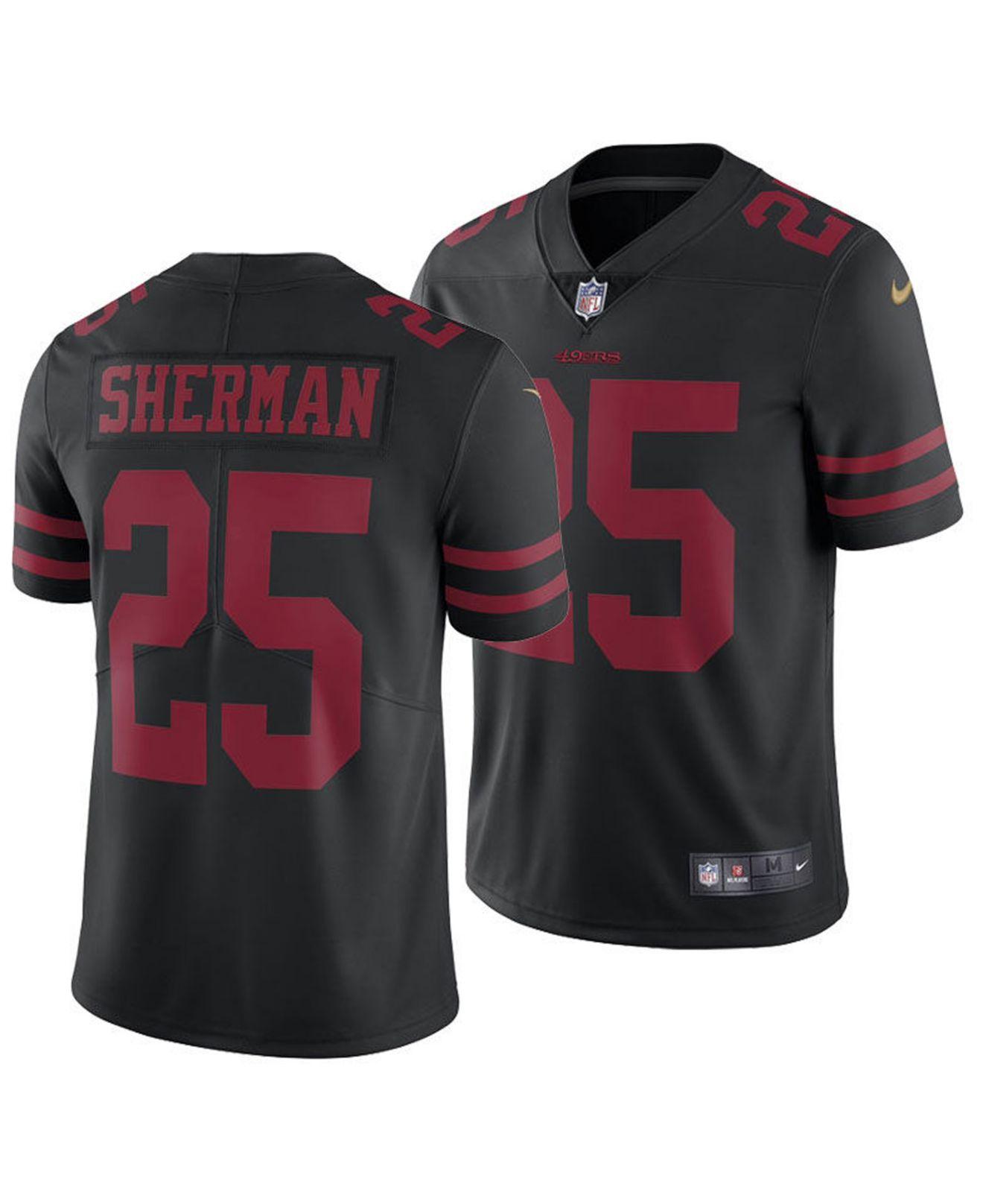 Men's San Francisco 49ers Richard Sherman Nike White Color Rush Vapor Untouchable Limited Player Jersey Men's San Francisco 49ers Richard Sherman Nike White Color Rush Vapor Untouchable Limited Player Jersey