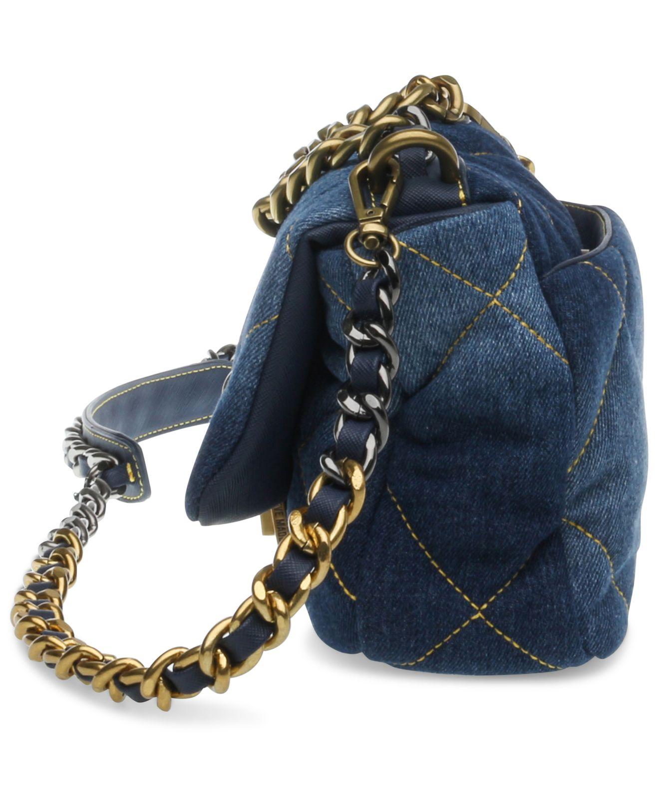 Marvell Bag Denim Fabric Crossbody Bag | ONESZ | by Steve Madden