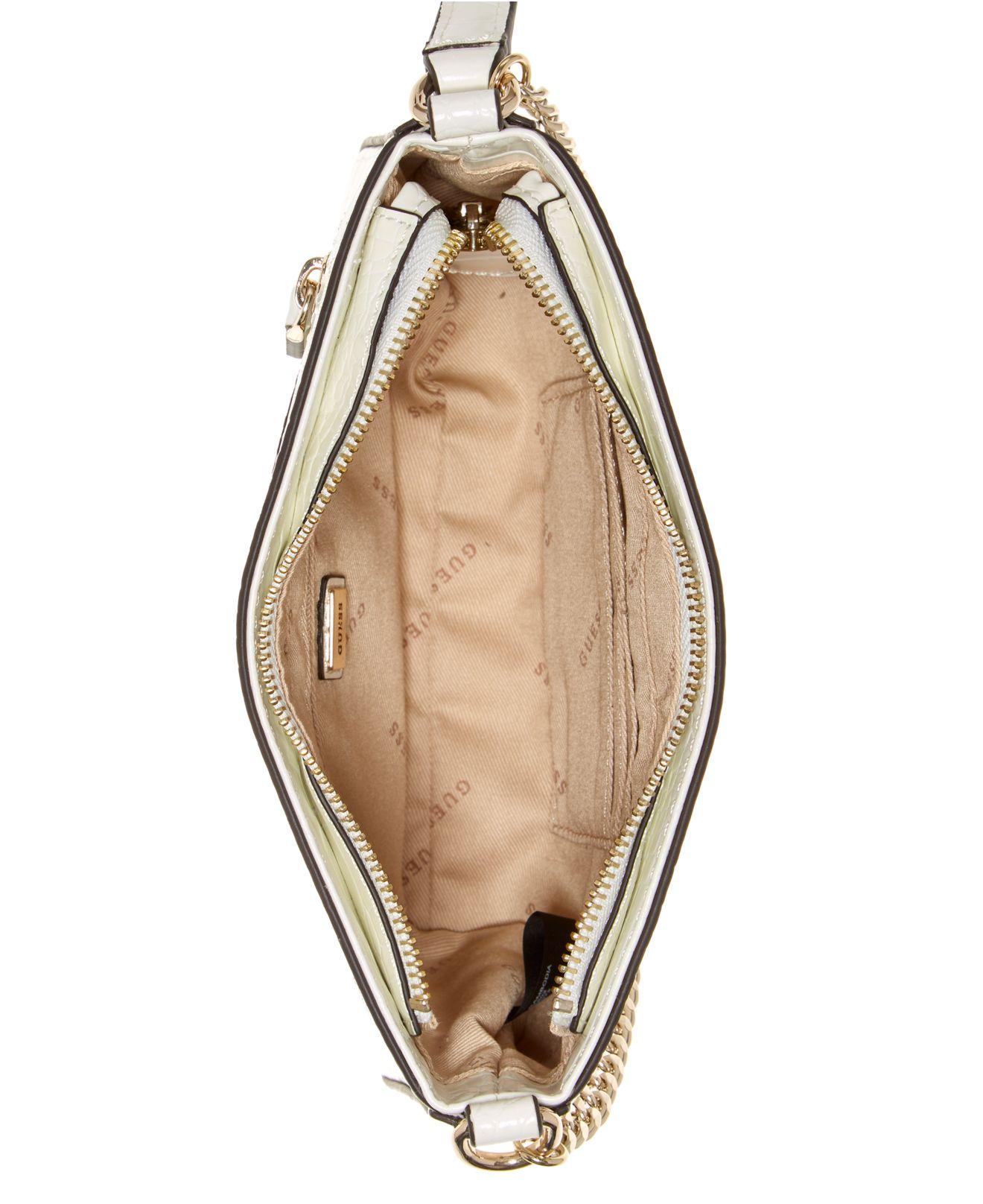 Guess Women's Katey Mini Satchel Bag, Brown/White, One Size price