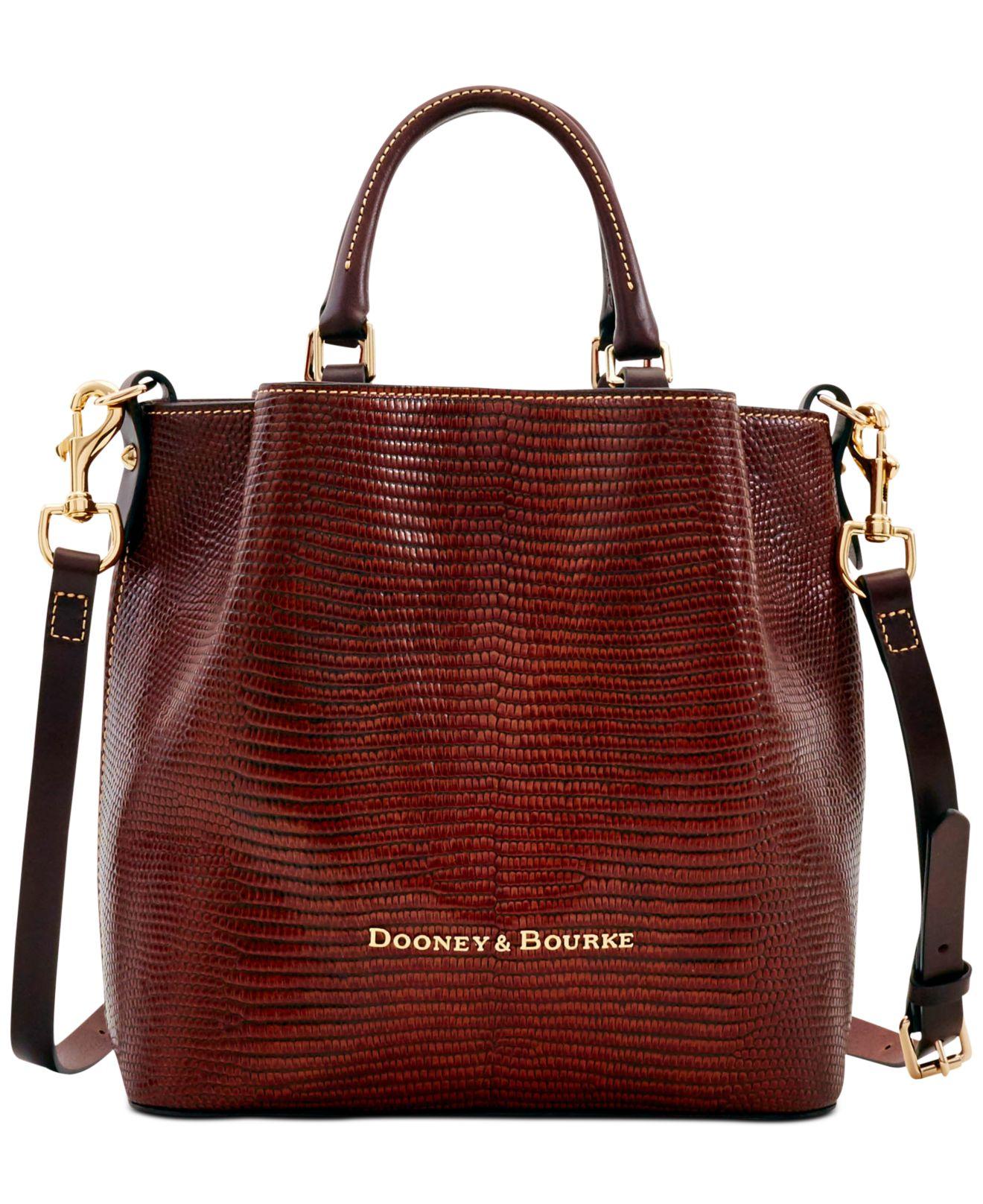 Dooney Bourke Small Barlow Embossed Leather Tote in Red Lyst