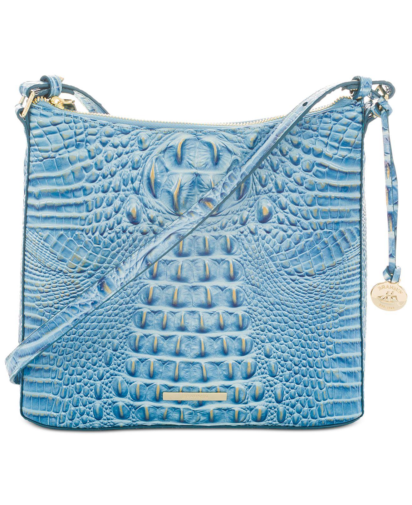 brahmin blue crossbody