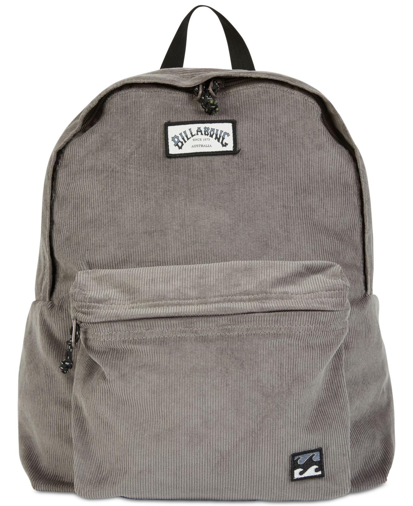 corduroy billabong backpack