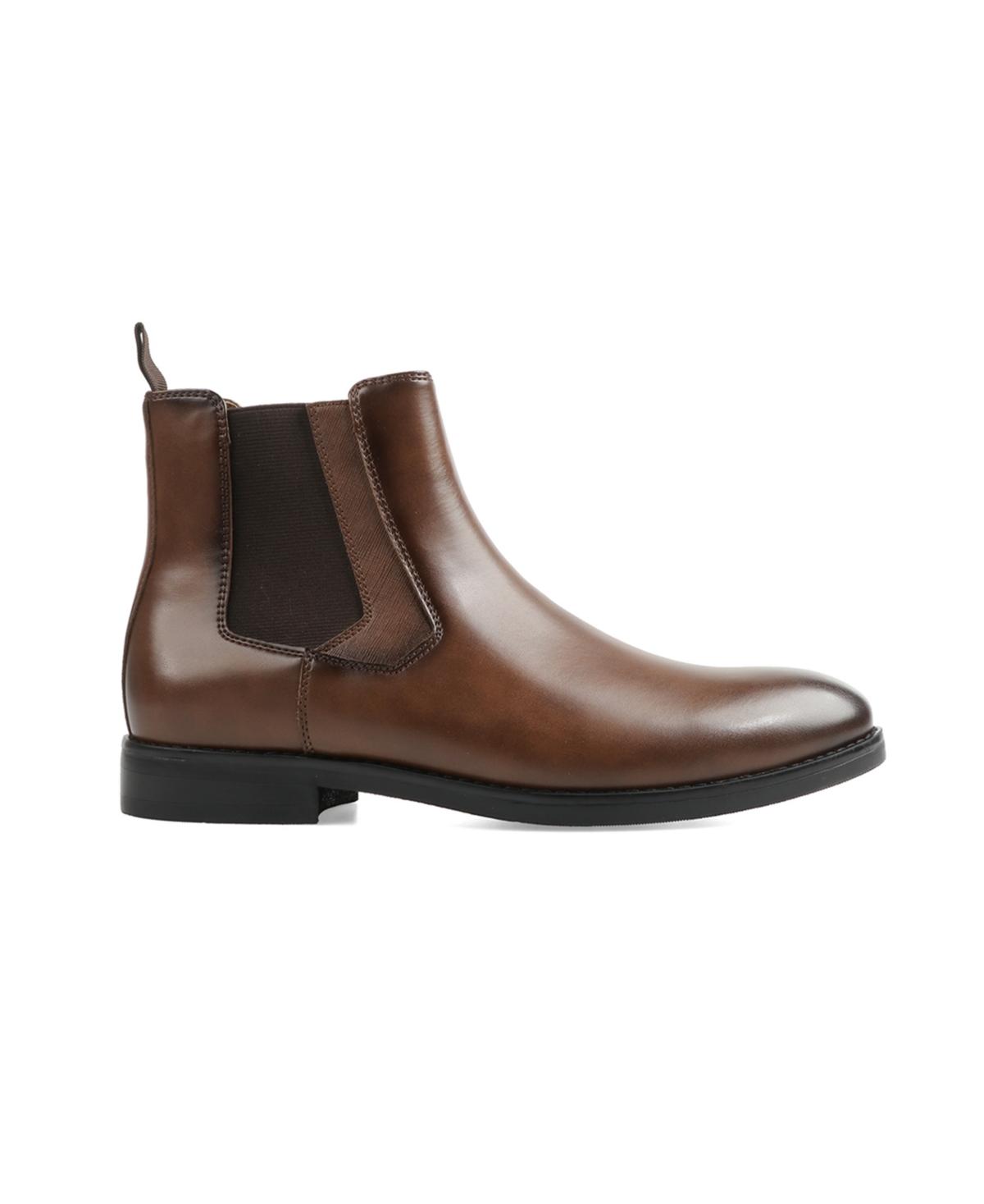 Alfani Thommas Chelsea Round Toe Boots in Brown for Men | Lyst display picture 3