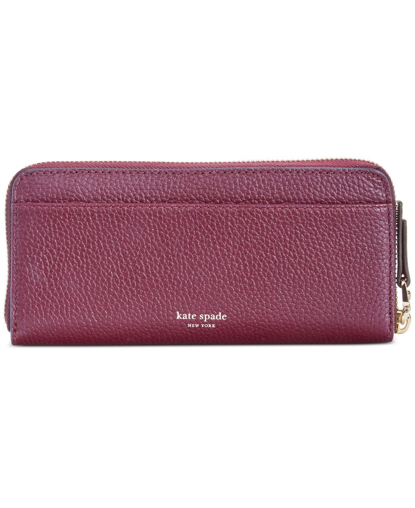 kate spade polly slim continental wallet