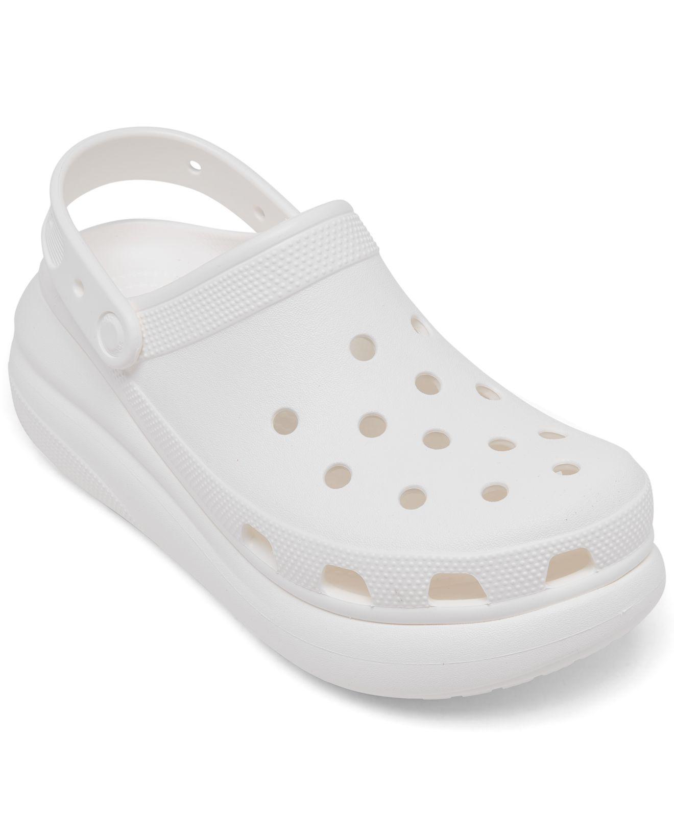 Crocs™ Classic Crush Clogs From Finish Line in White | Lyst