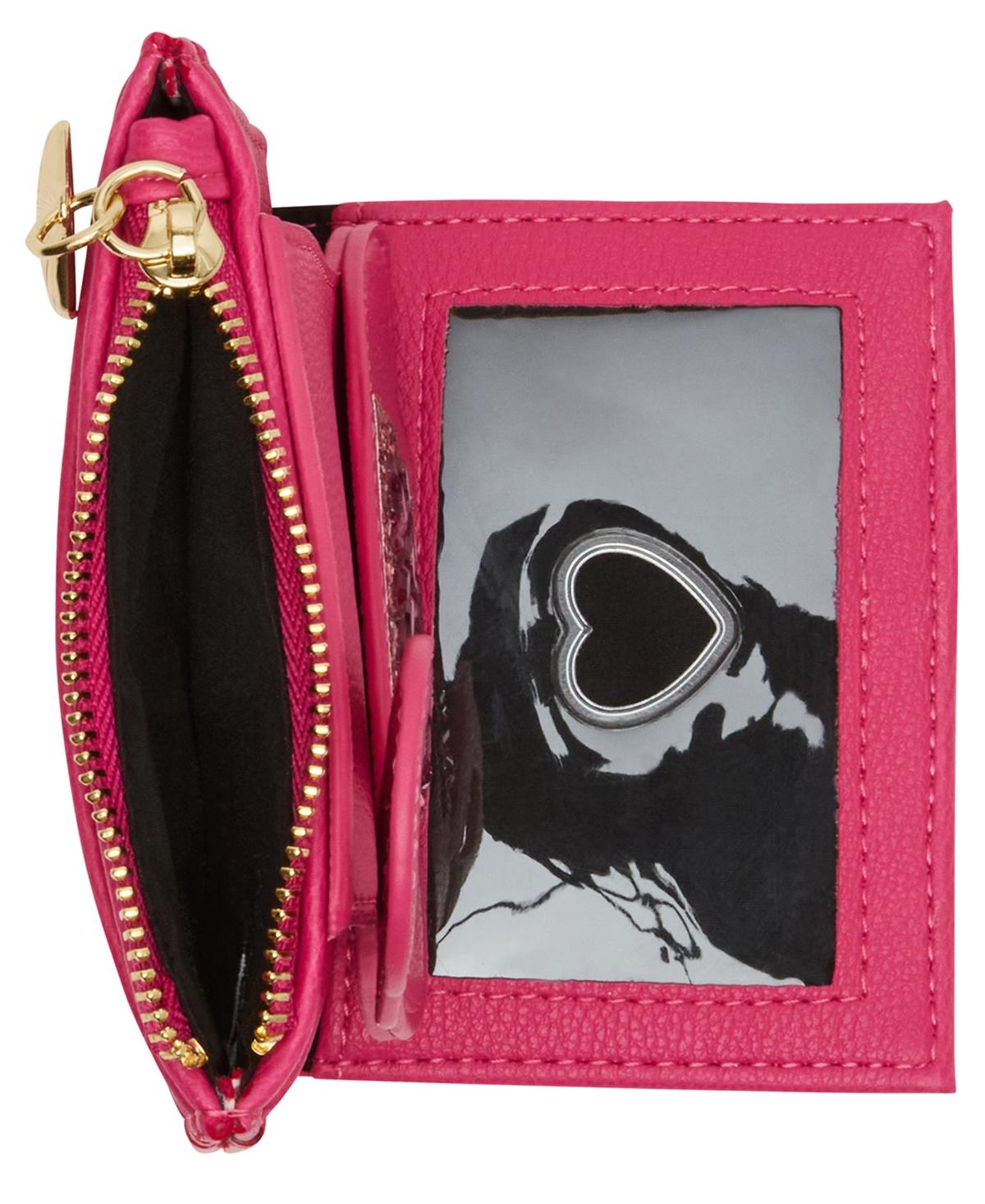 Betsey Johnson Hot As Flock Bifold Wallet in Red | Lyst