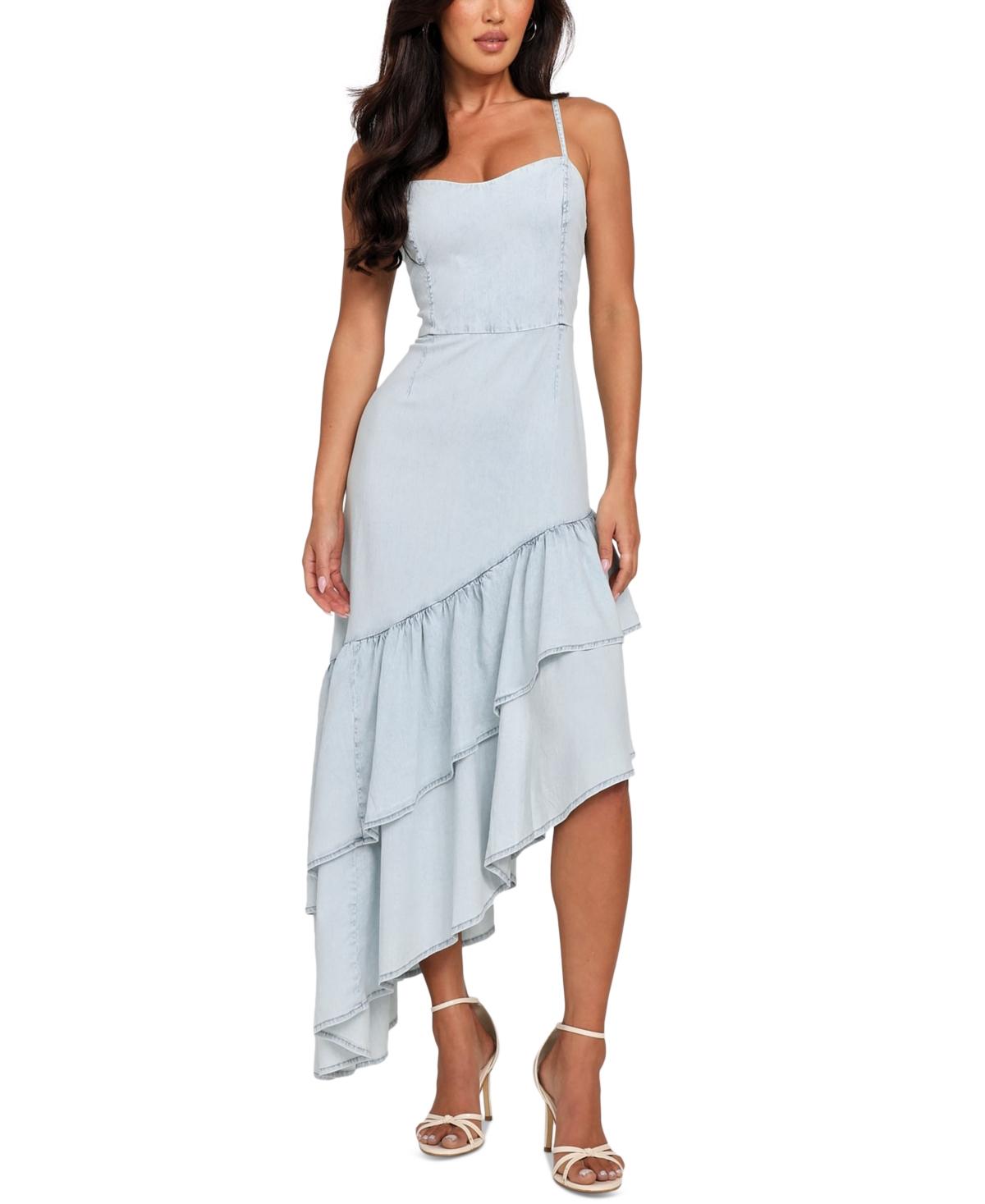 Guess Sleeveless Jalyn Denim Dress in Blue Lyst