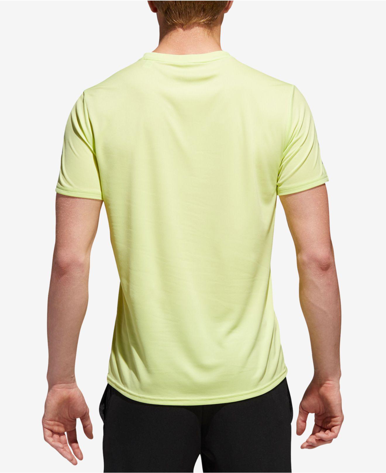 adidas Synthetic Response Climacool® Running Tshirt in Yellow for Men