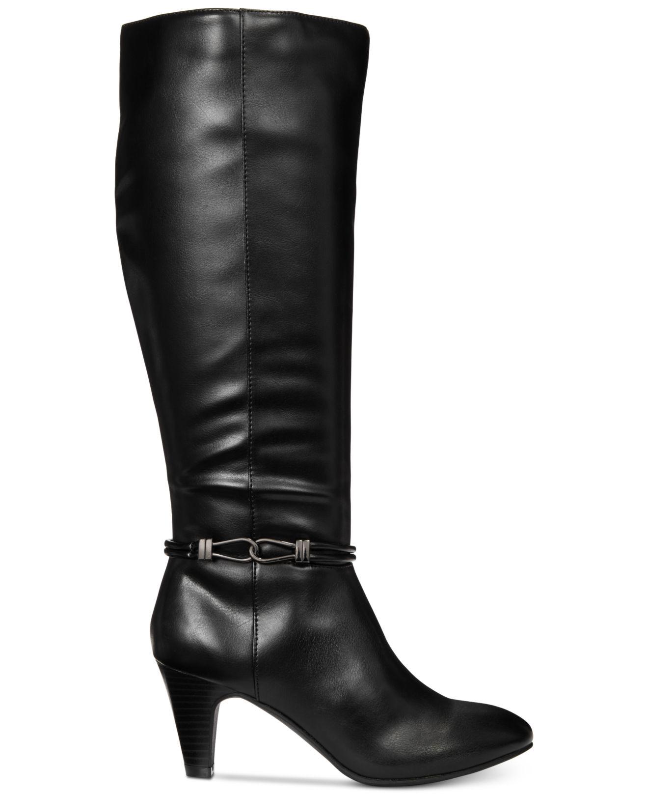 Karen Scott Hollee Dress Boots, Created For Macy's in Black - Lyst