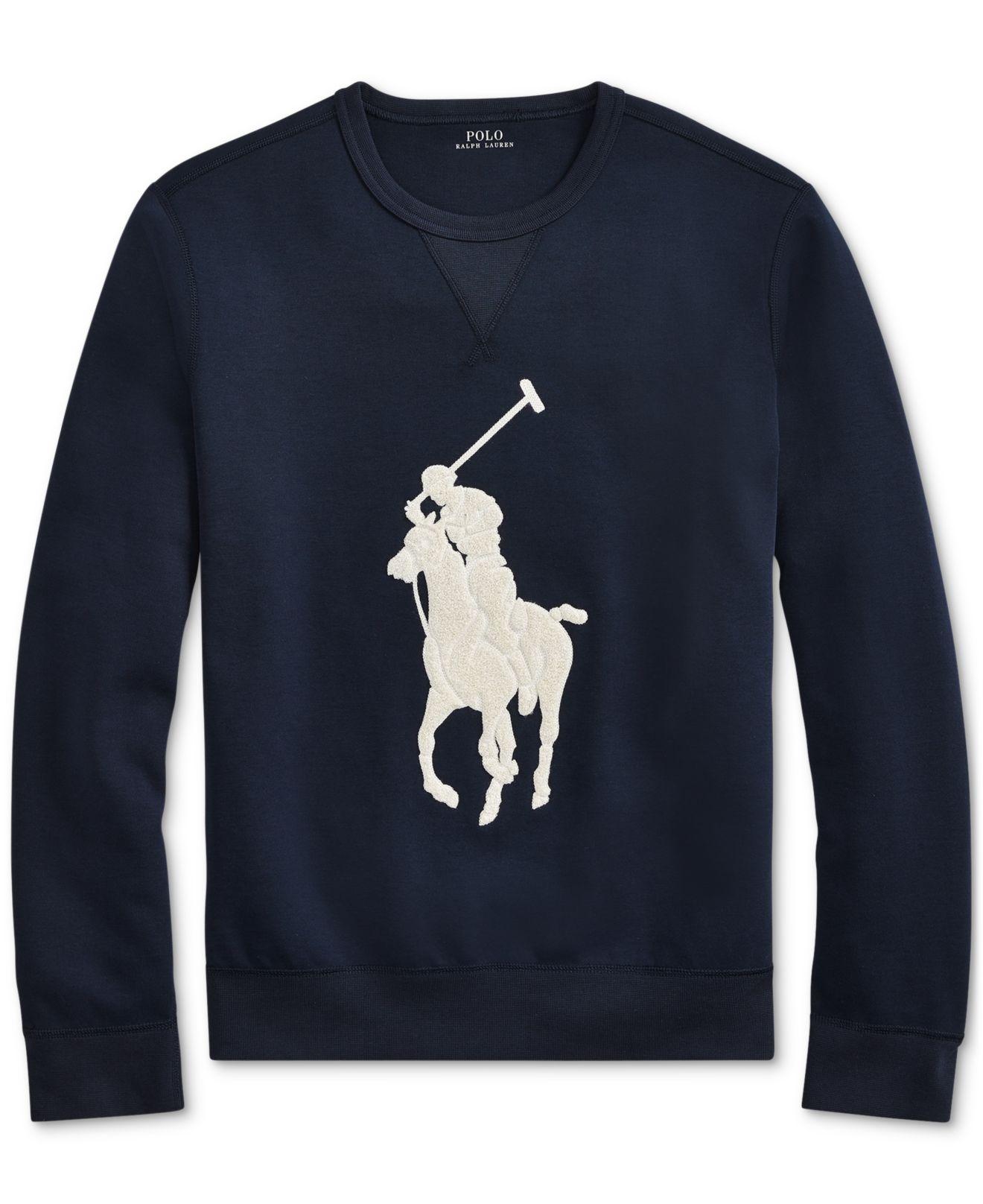Polo Ralph Womens Lauren Funnel Neck Sweatshirt Long Sleeve Pony Logo New Prl Xs