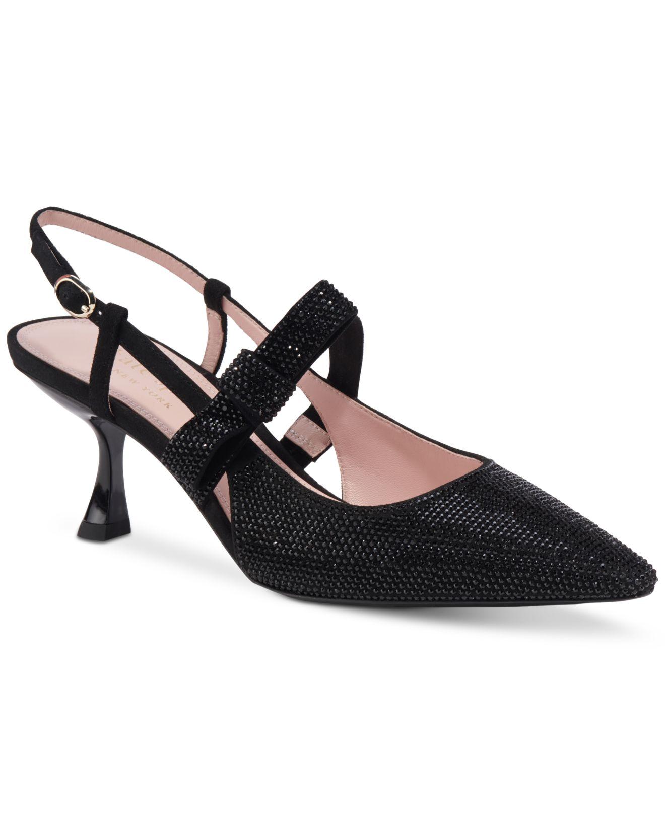 Kate Spade Maritza Pointed Slingback Pumps in Black | Lyst