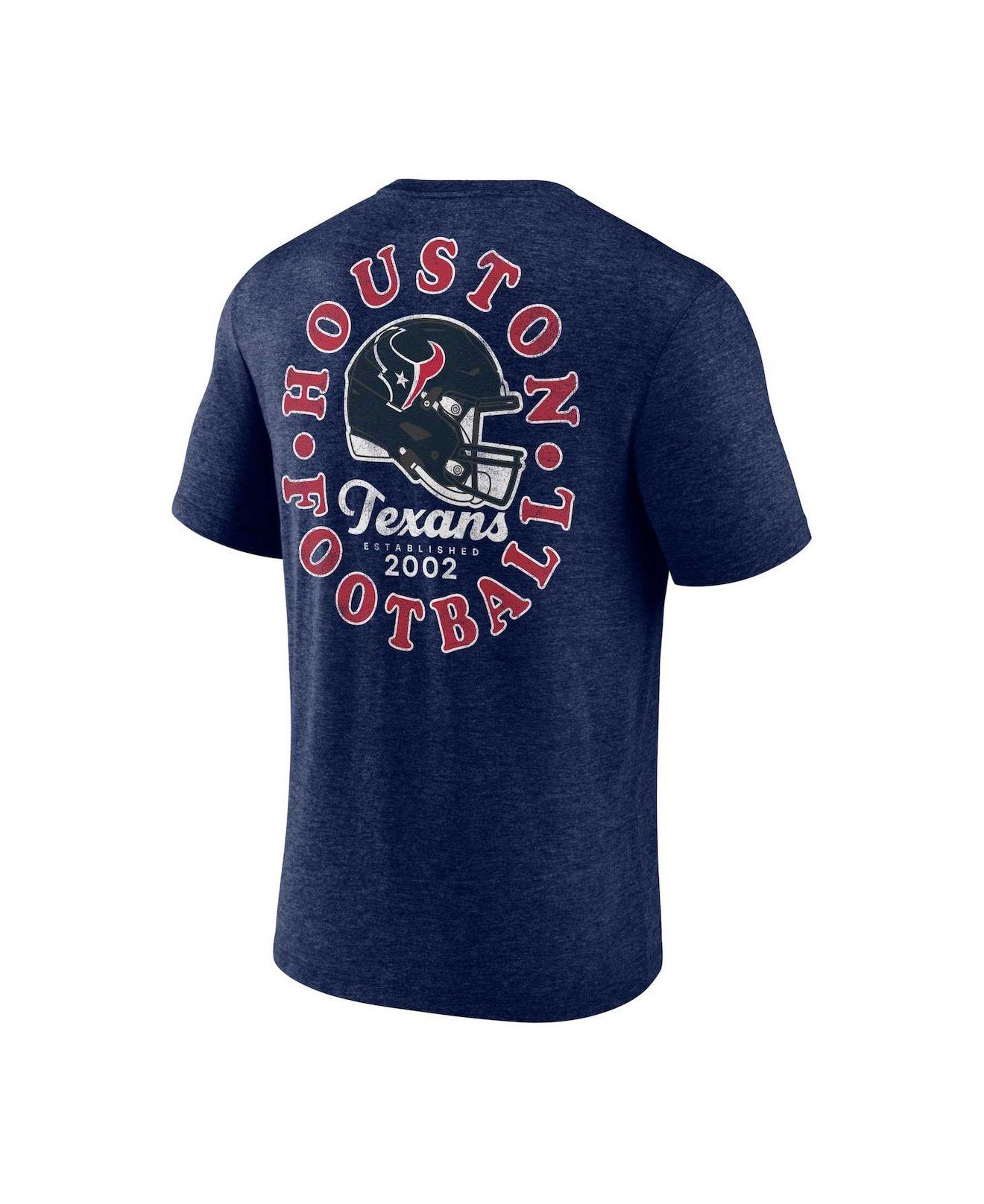 Men's New York Yankees Fanatics Branded Heathered Navy Badge of Honor  Tri-Blend T-Shirt