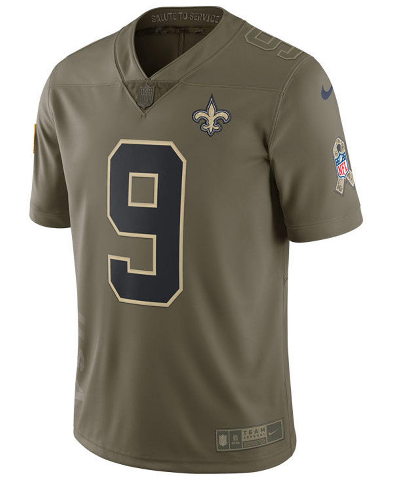 saints salute to service jersey