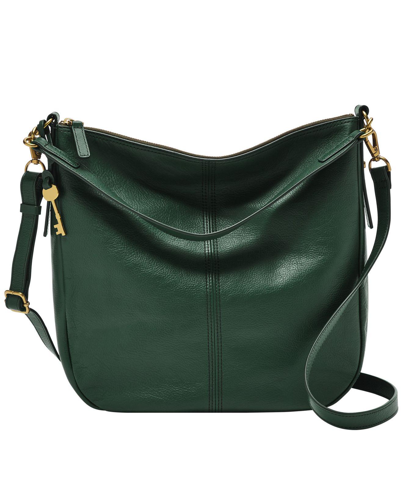 Fossil Jolie Leather Hobo in Green Lyst