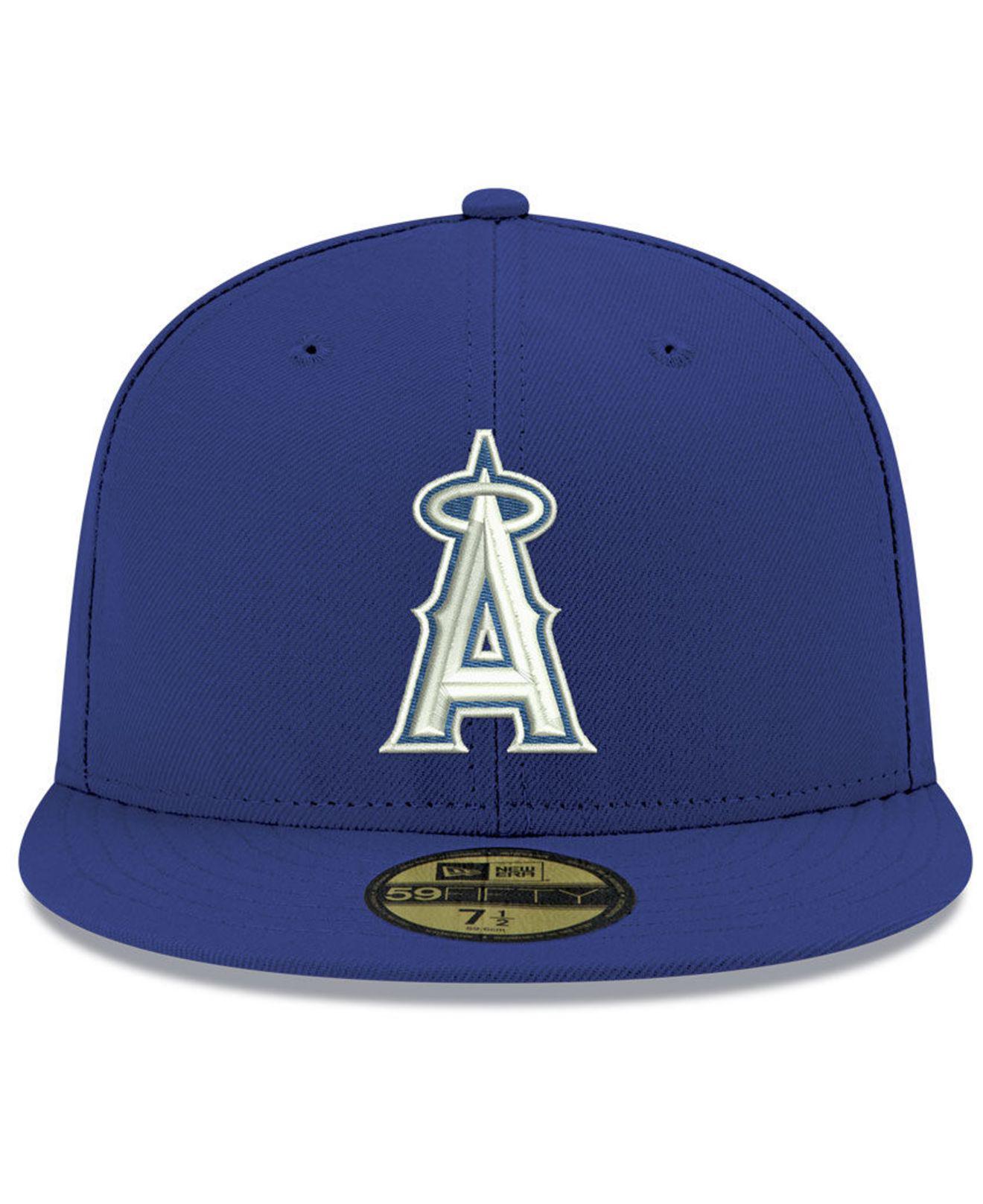 KTZ Los Angeles Angels Re-dub 59fifty Fitted Cap in Blue for Men | Lyst