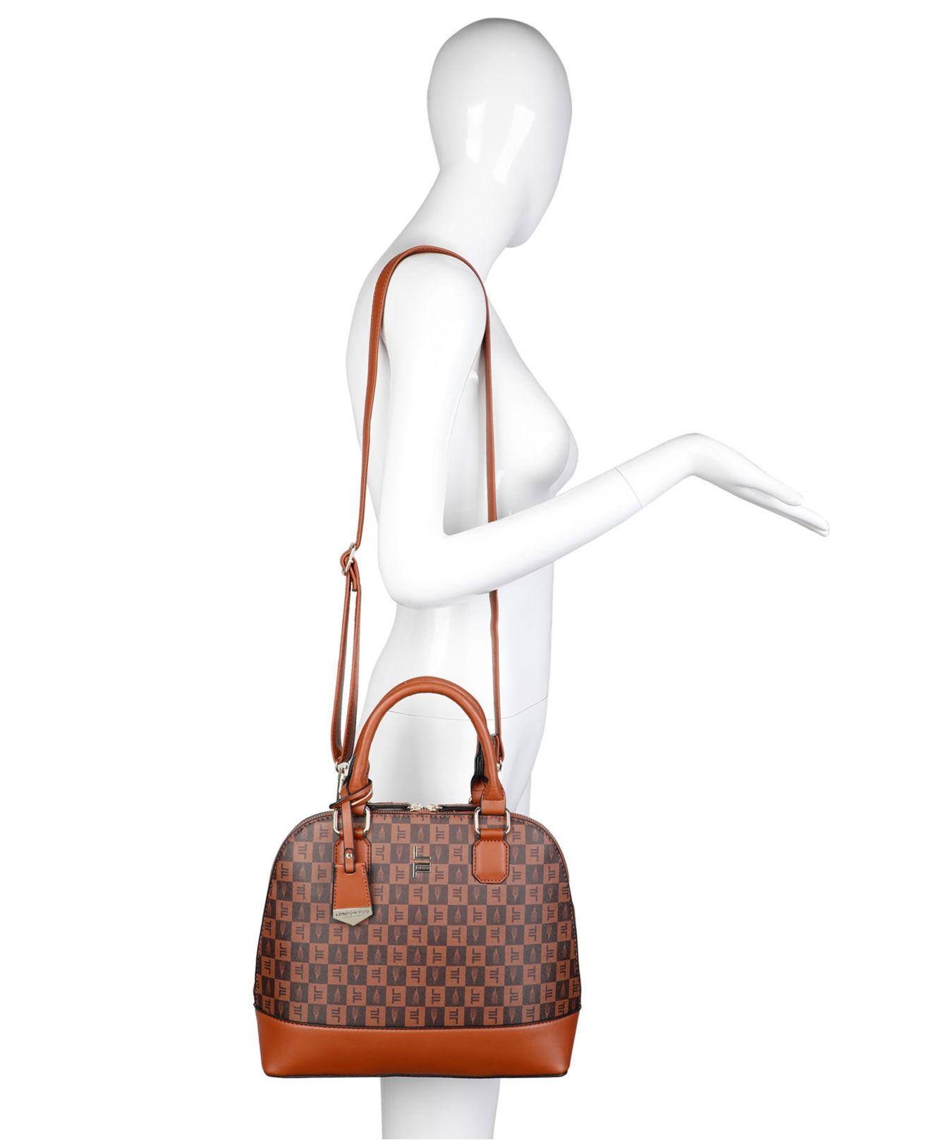 london fog signature tulip satchel