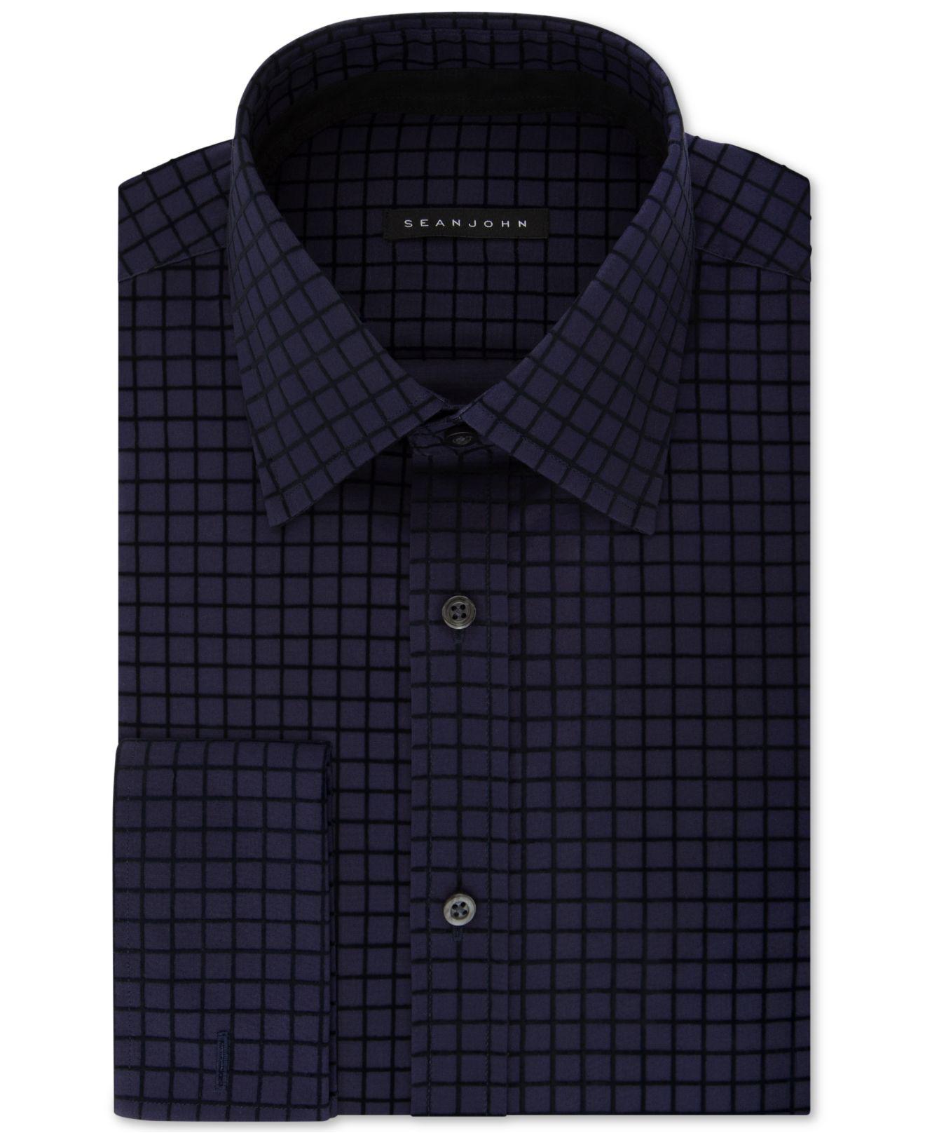 sean john dress shirts french cuff