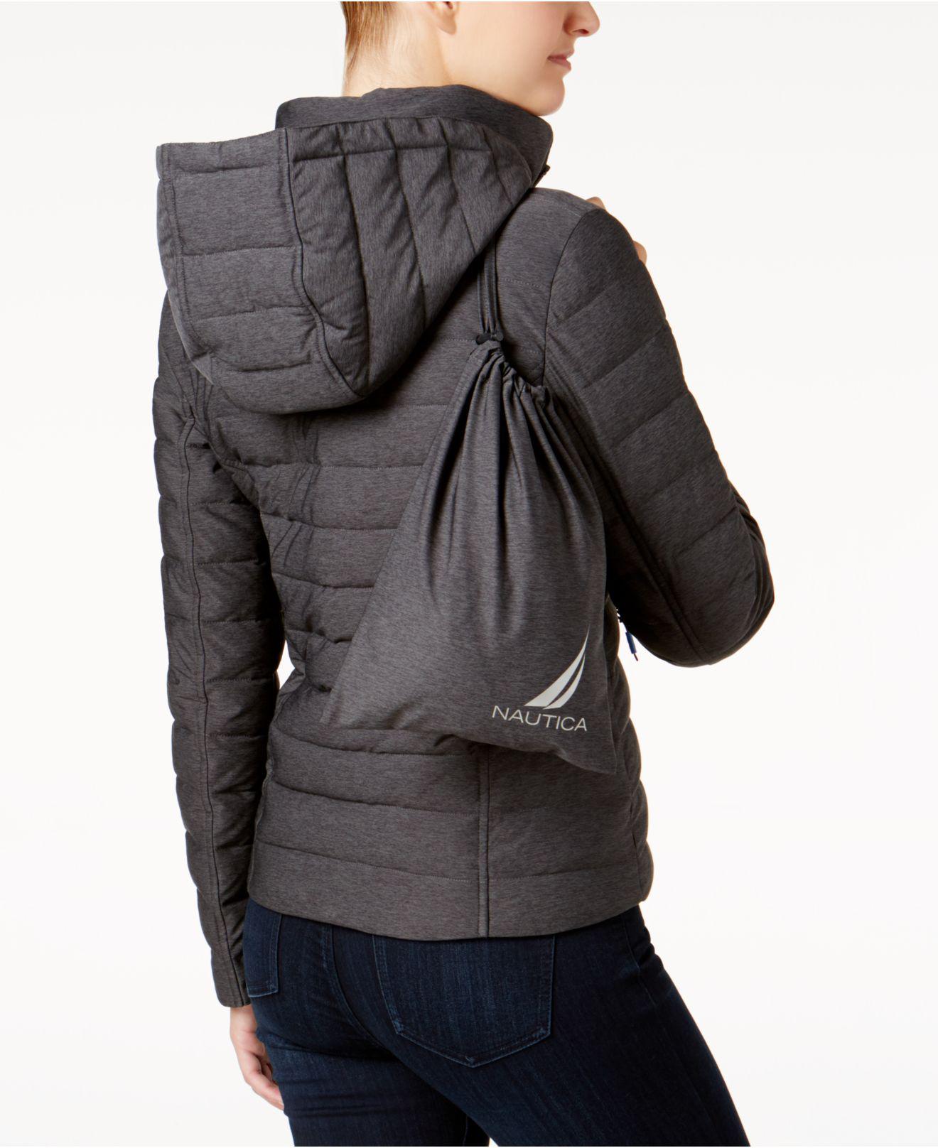 nautica packable puffer jacket