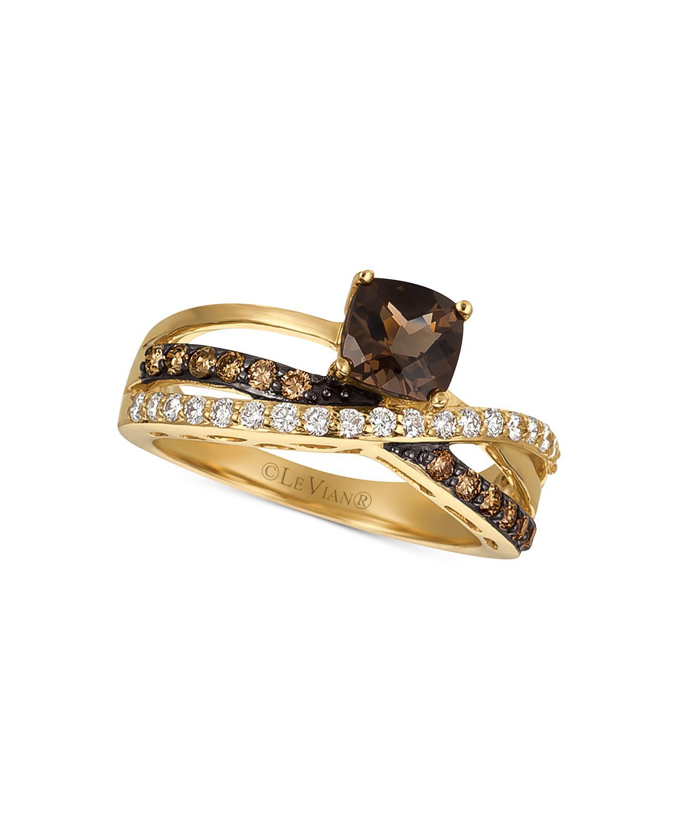 Le Vian ® Smoky Quartz® (3/4 Ct. T.w.), Vanilla Diamonds® (1/4 Ct. T.w