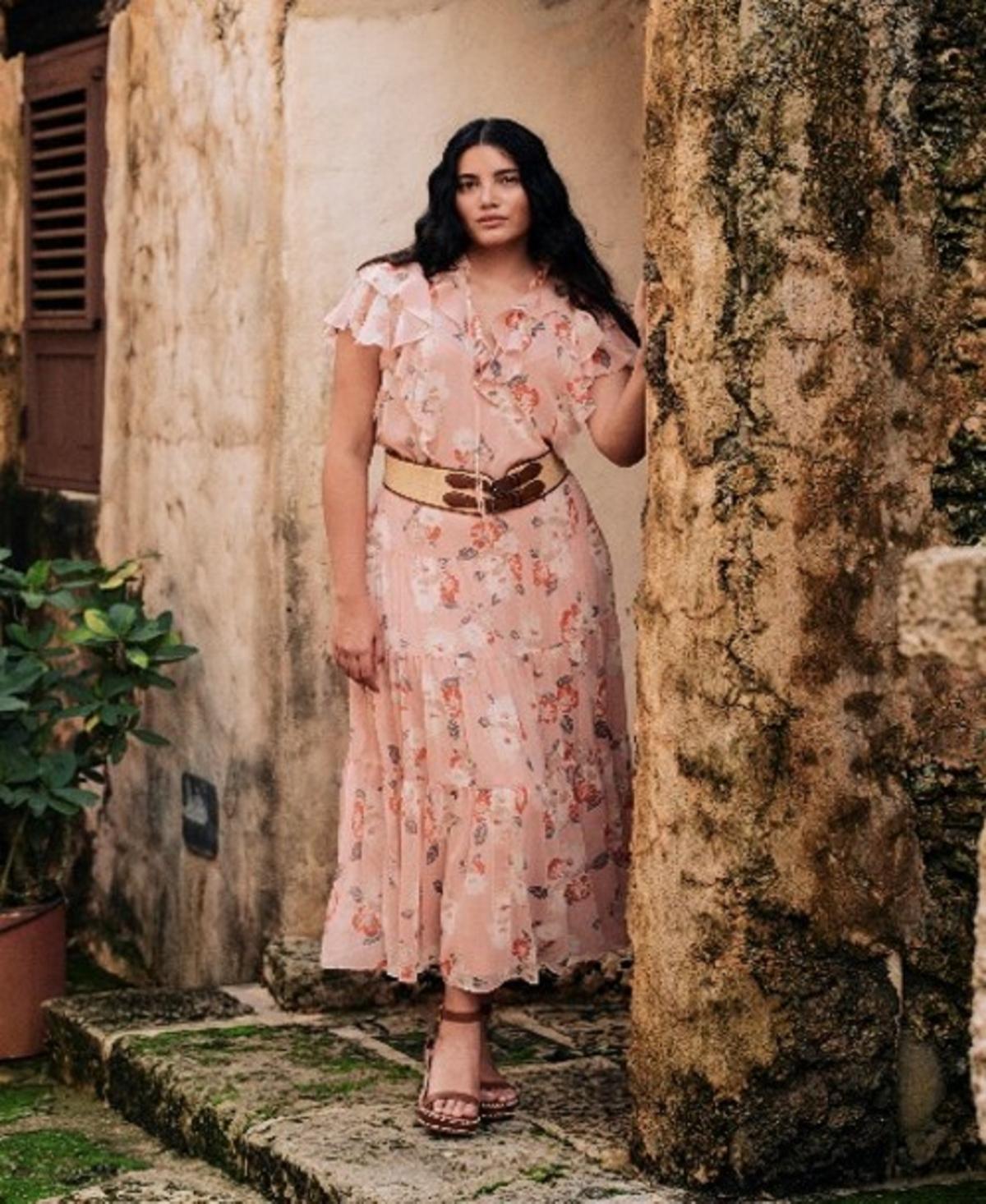 Ralph Lauren Textured Raffia And Leather Double-buckle Wide Belt