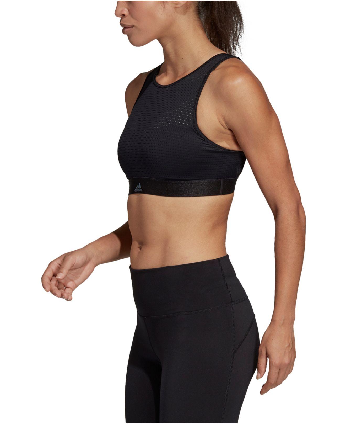 adidas high neck sports bra