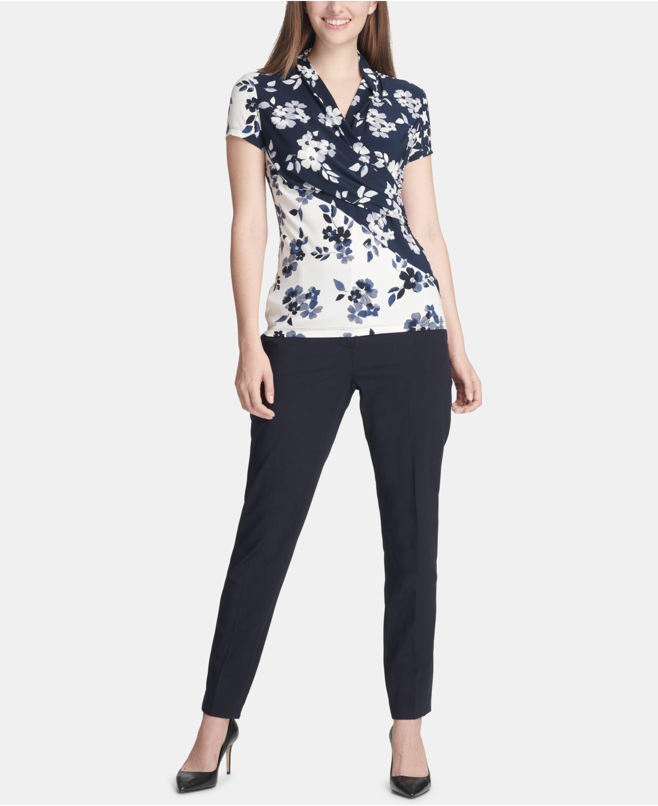 dkny ruched top