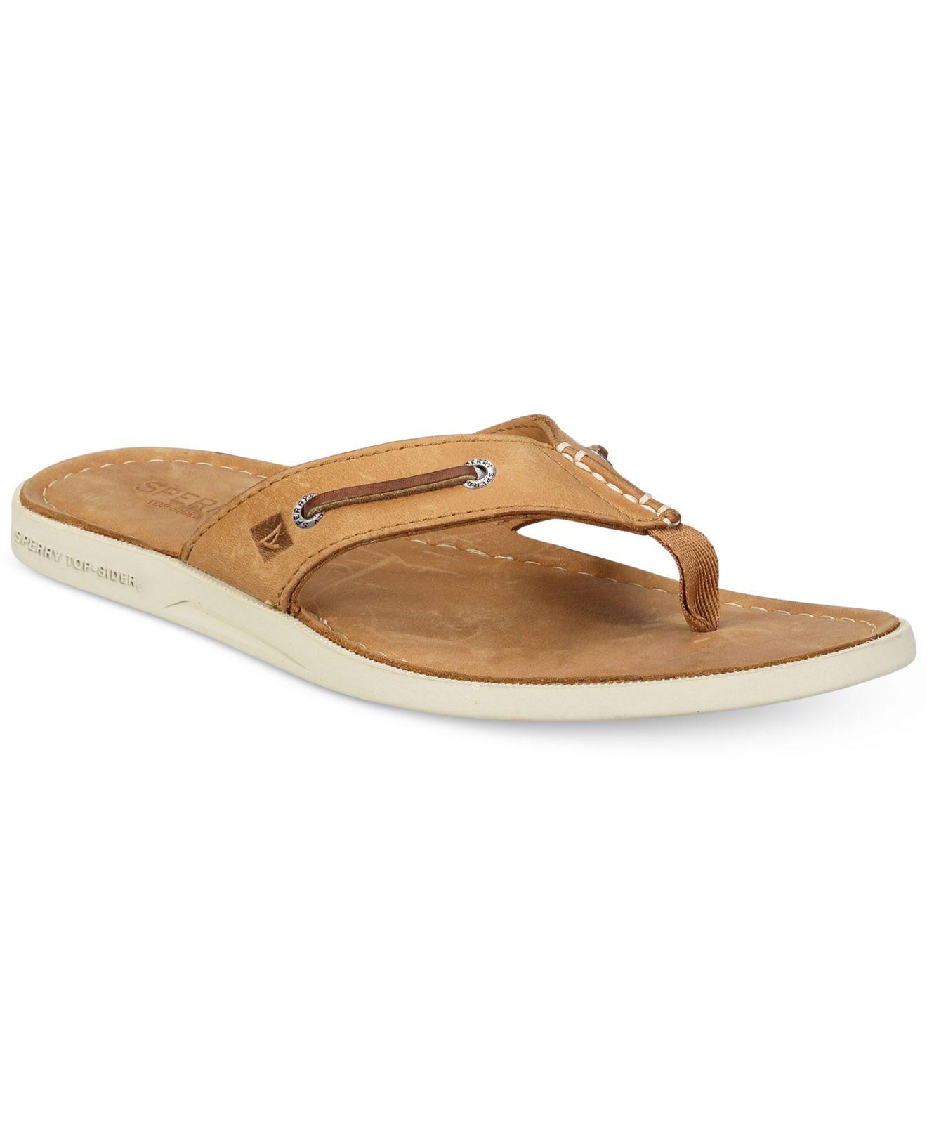 sperry thong sandals