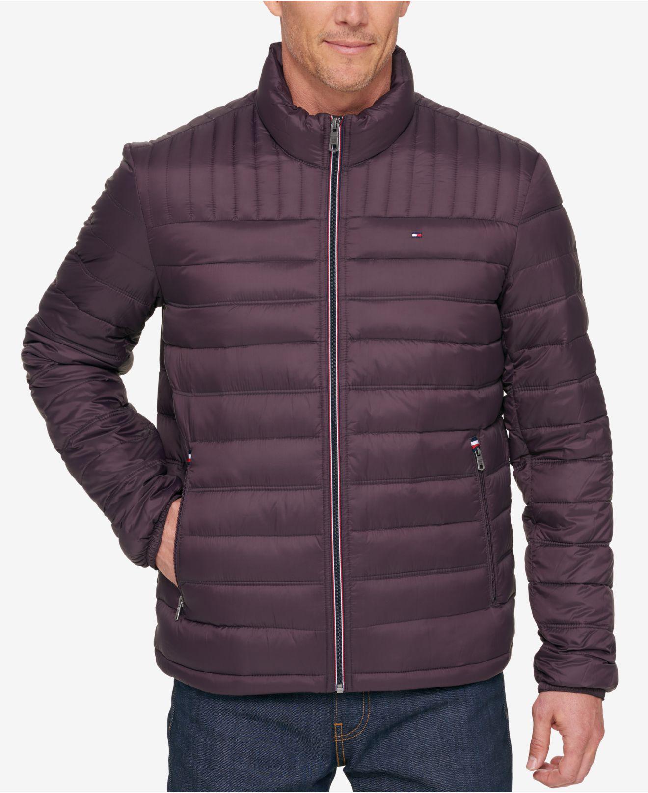 Download Tommy Hilfiger Men's Packable Puffer Jacket in Purple for ...