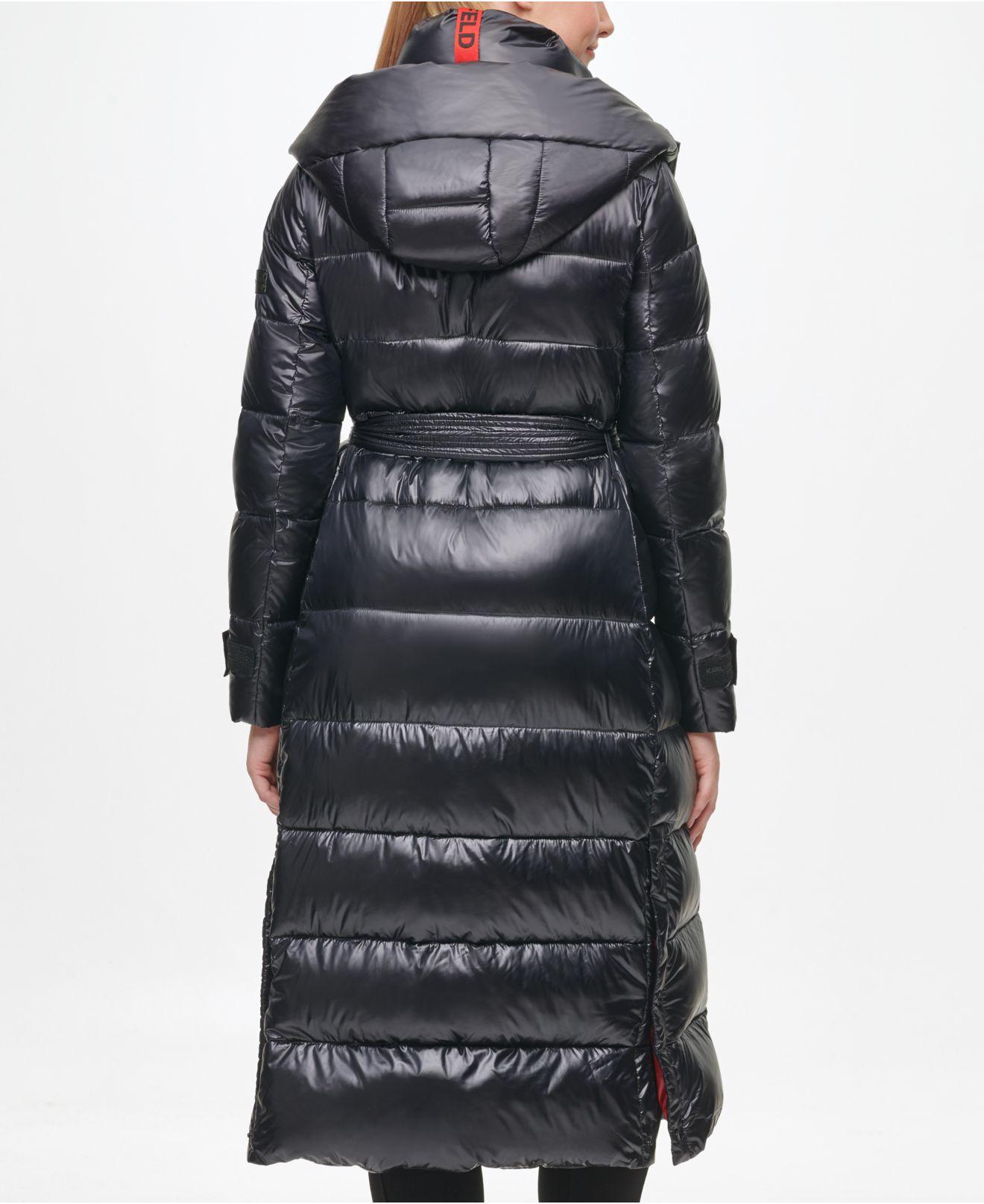 karl lagerfeld puffer jacket women's