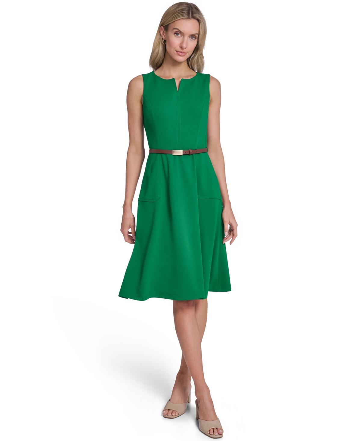 Designer Calvin Klein Belted Midi Dresses for Women - Up to 50% off