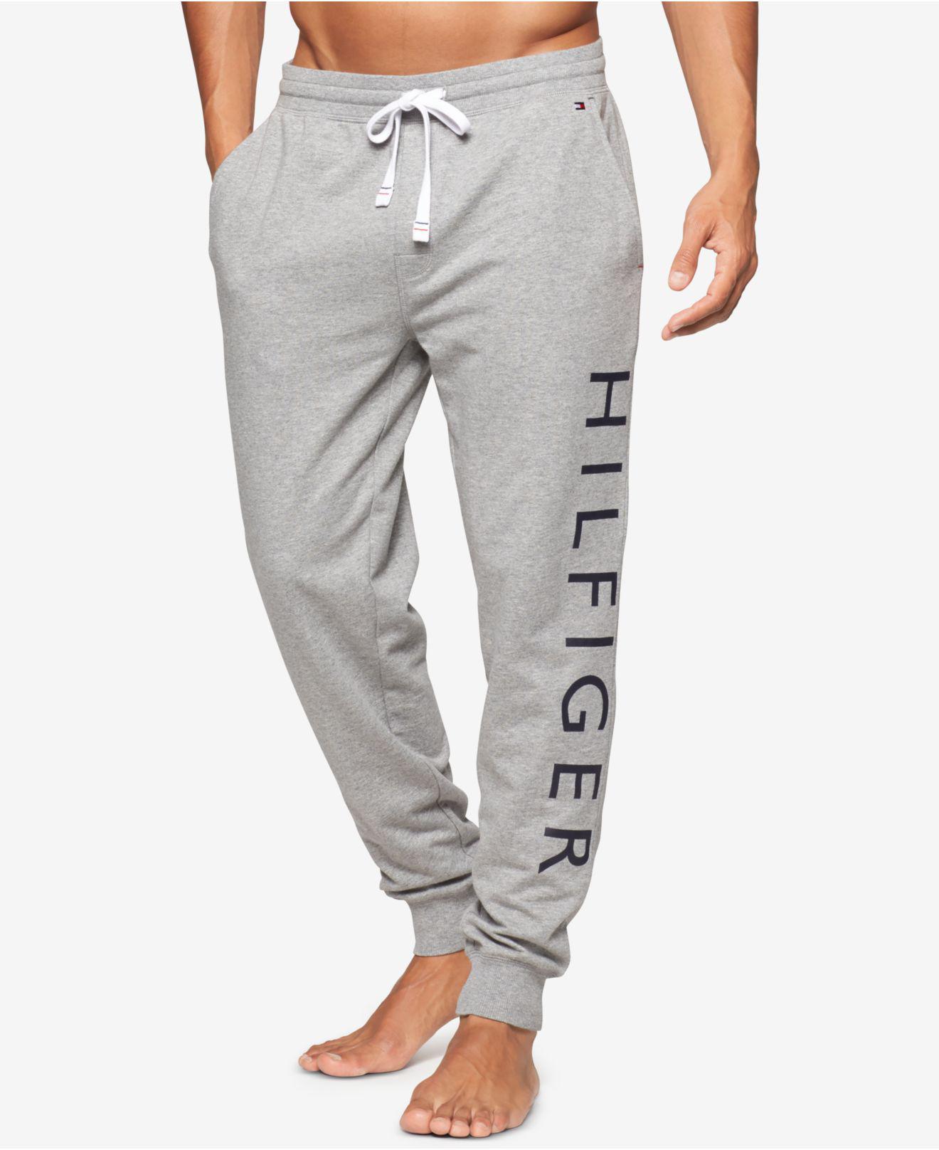 tommy hilfiger men's cotton modern essentials logo jogger pants