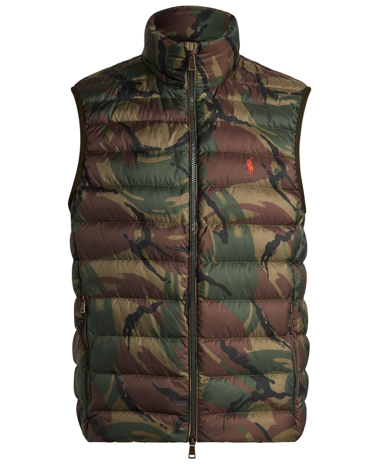 Polo Ralph Lauren Synthetic Packable Camo Down Vest for Men Save 63