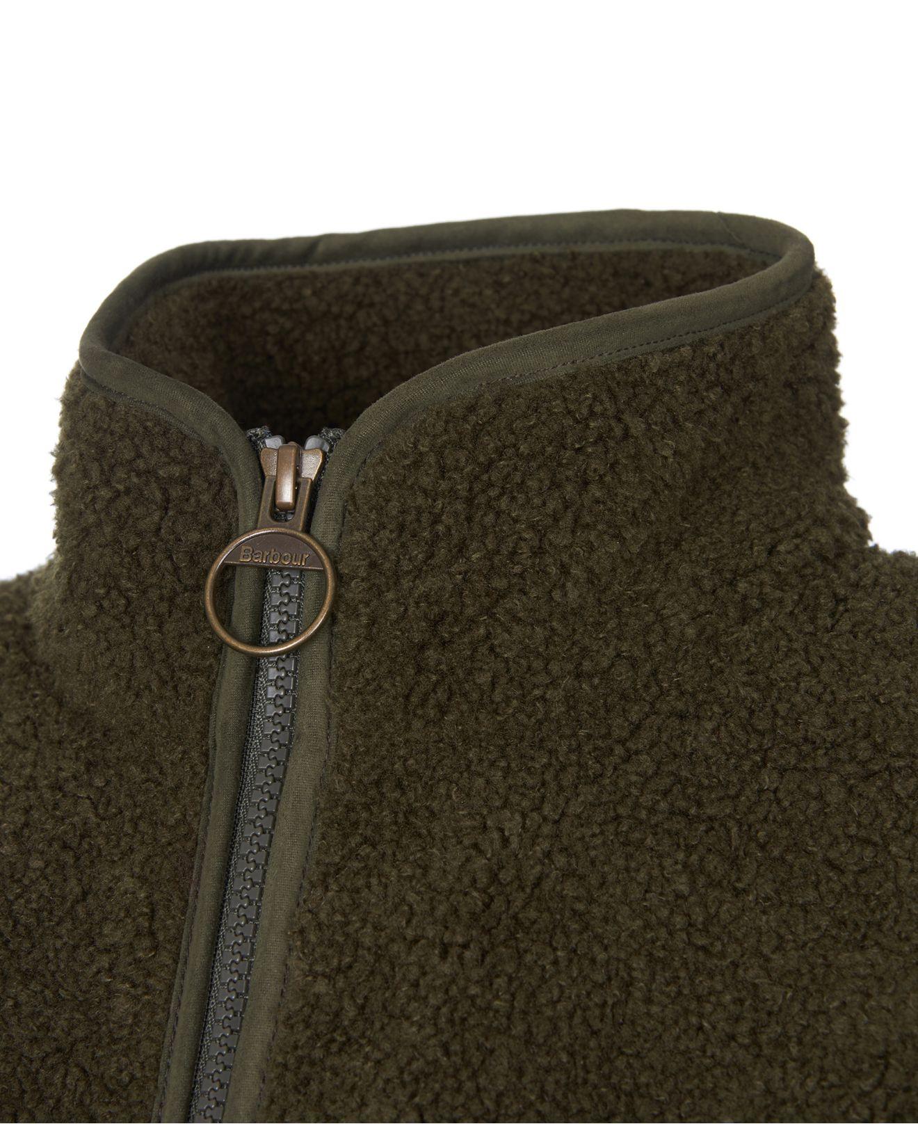 Barbour Milburn Fleece Vest in Olive (Green) - Lyst