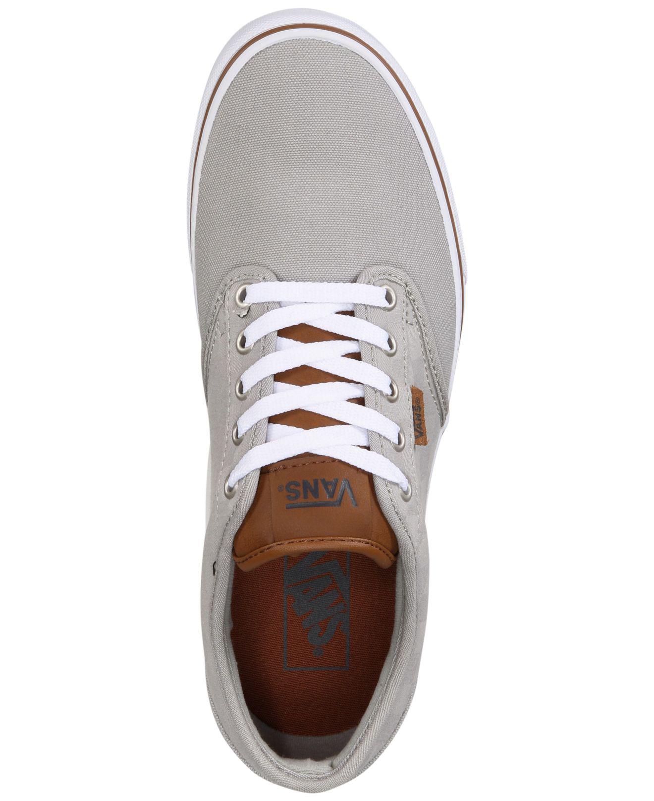 vans mens shoes atwood gray canvas