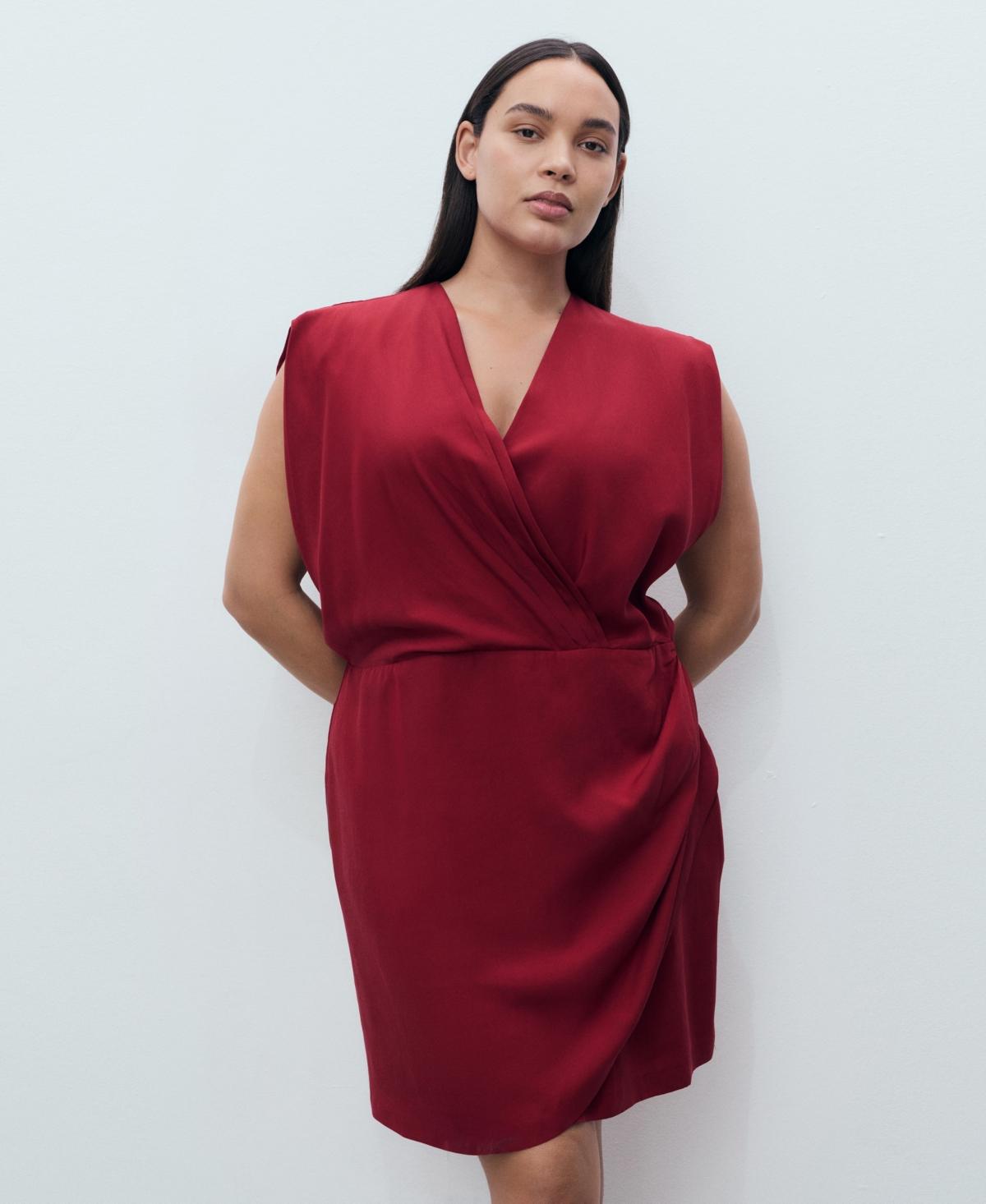 strapless open back dress VC Red Christmas Dress For Women Sexy One Shoulder Sparkle Glitzy Sequ –  Mega Mart Center main image 0