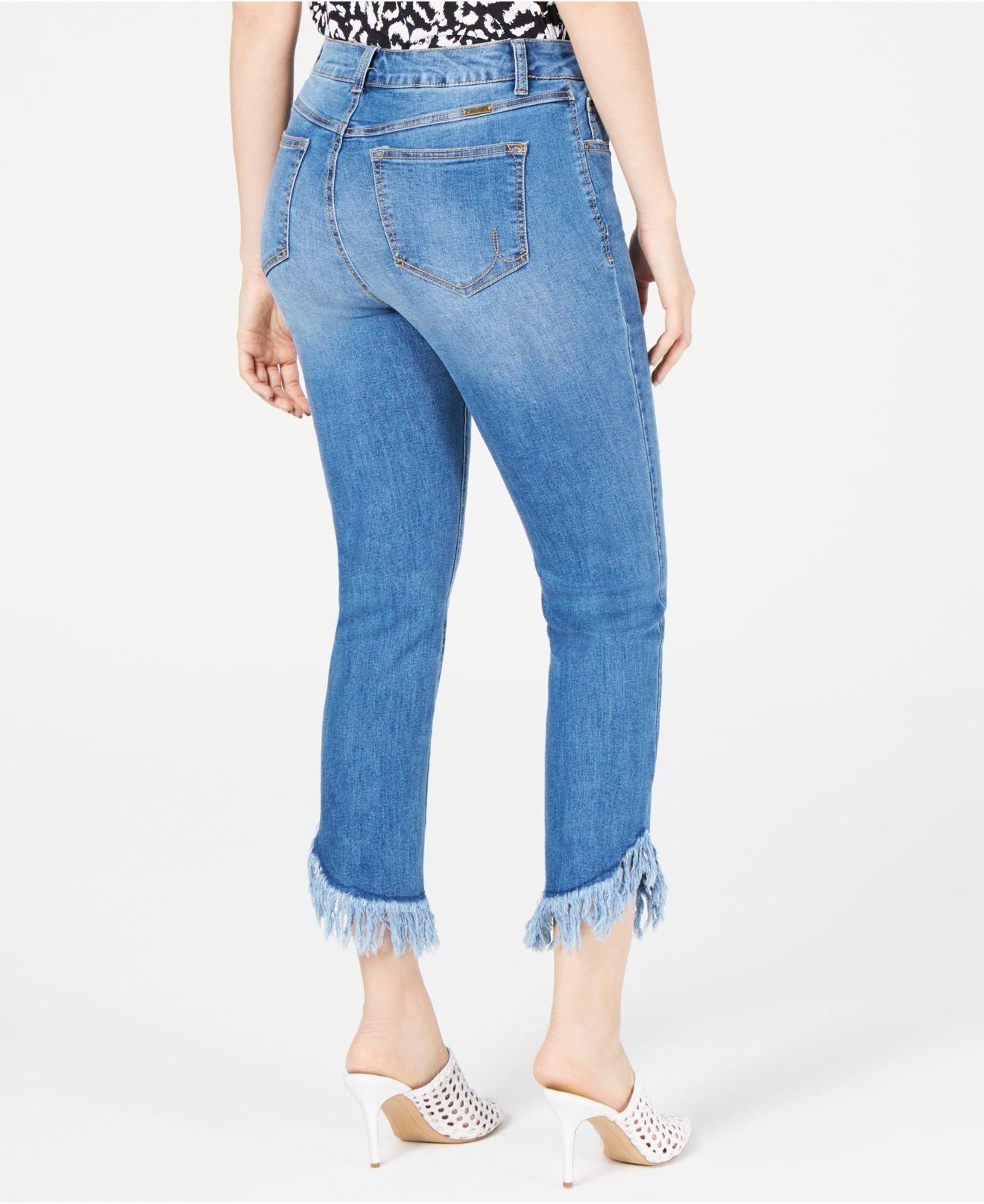 Denim Inc Curvy Fringe-hem 