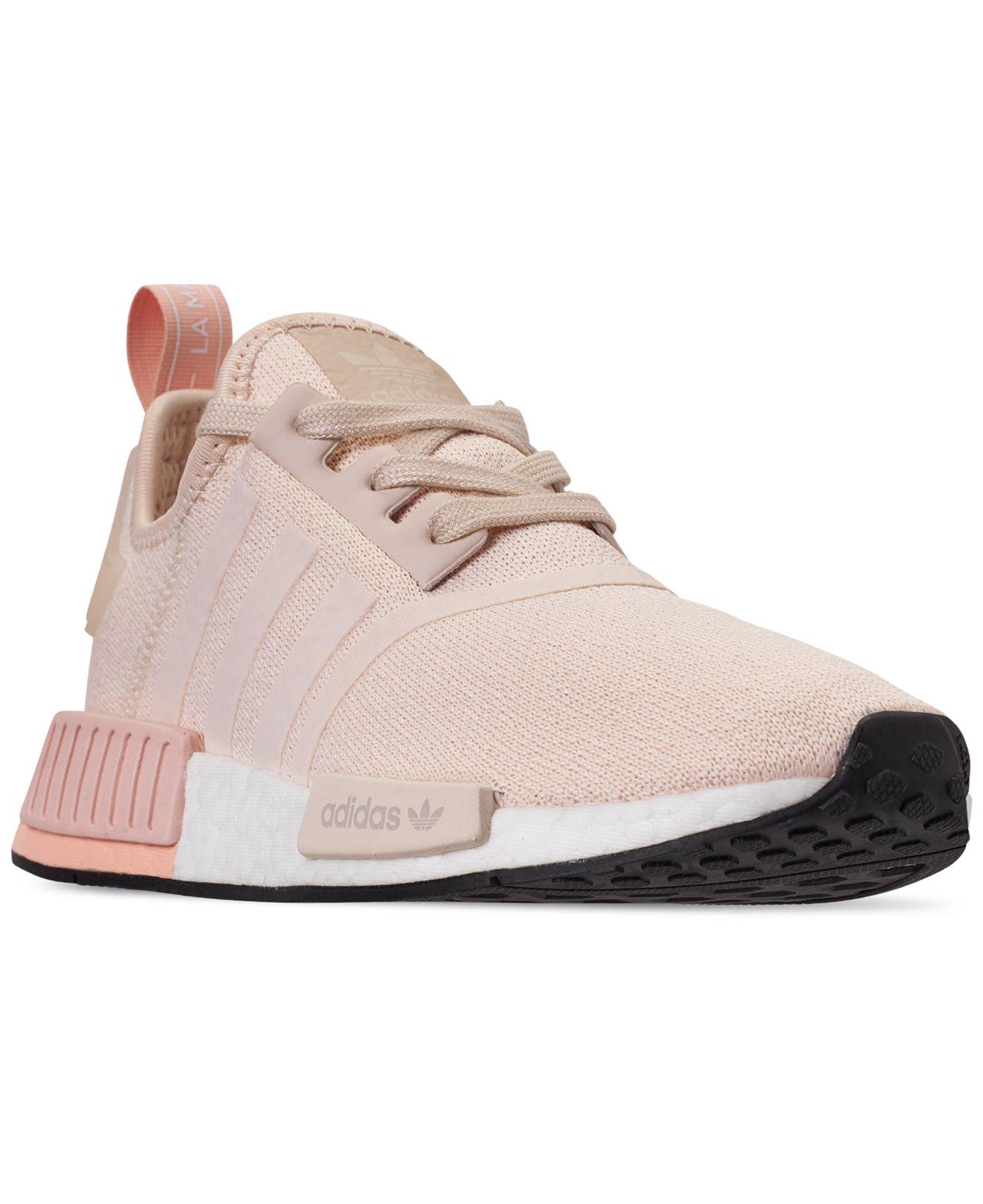 adidas Nmd Casual Sneakers Finish Line in Pink | Lyst