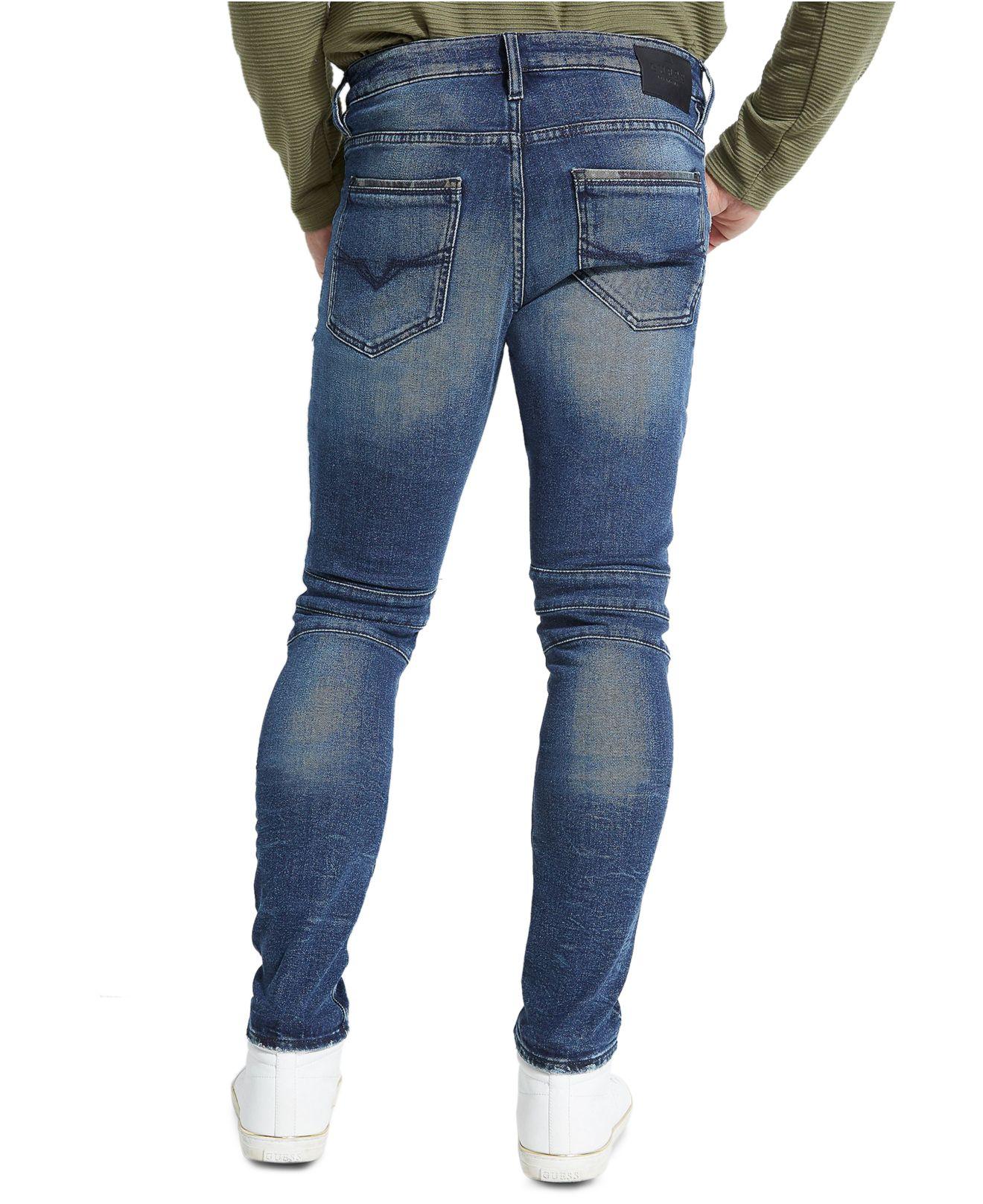 camo moto jeans