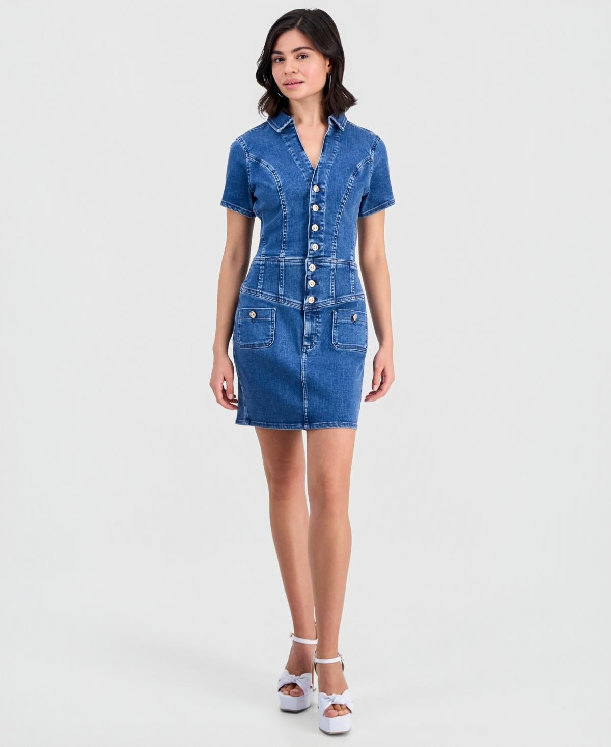 Guess Denim Dresses for Women | Lyst