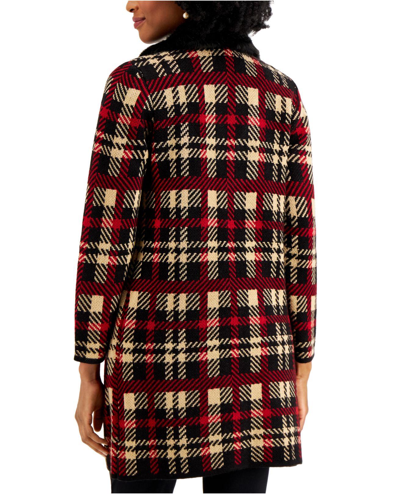 kasper plaid jacket