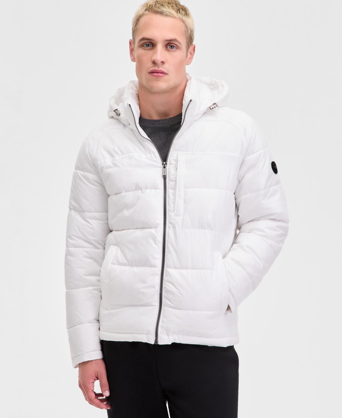 Michael Kors Puffer Jacket in White for Men Lyst