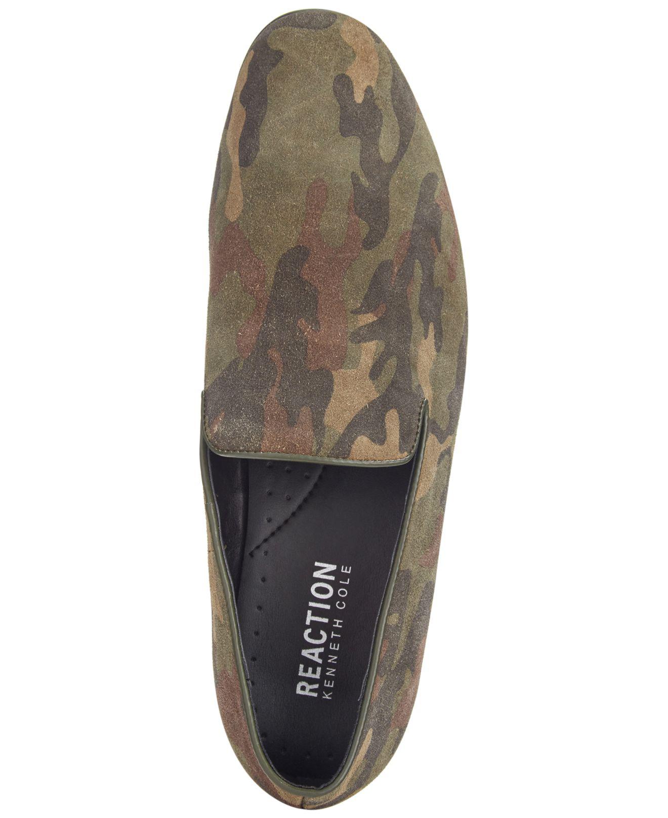 kenneth cole camo trophy loafers